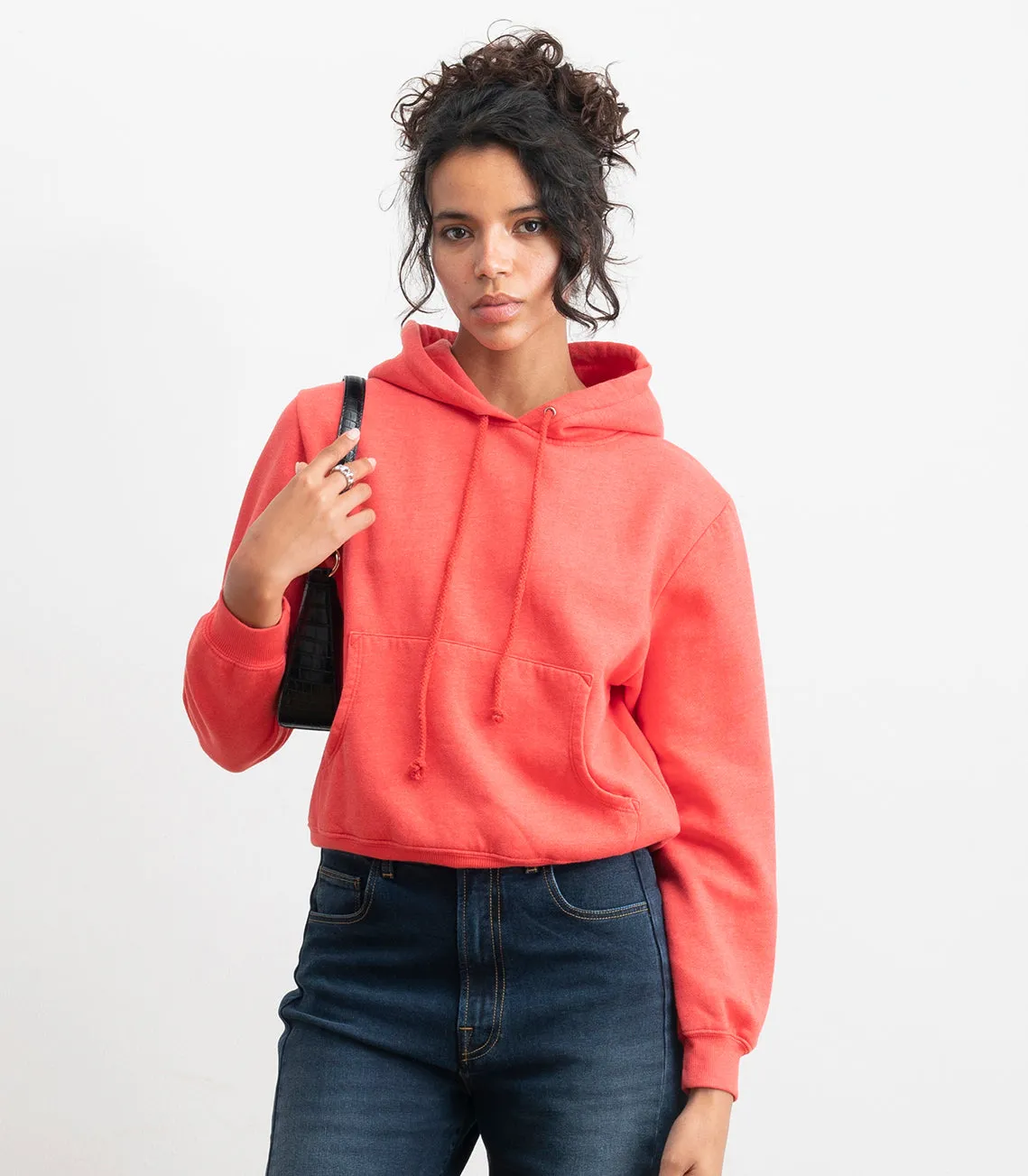 Gemma Washed Hooded Sweatshirt - Strawberry sold by Loup product image thumbnail 4