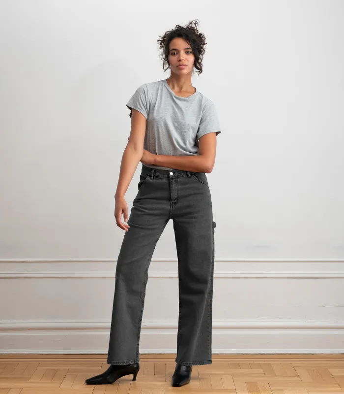 Quinn Utility Jeans - Gray sold by Loup