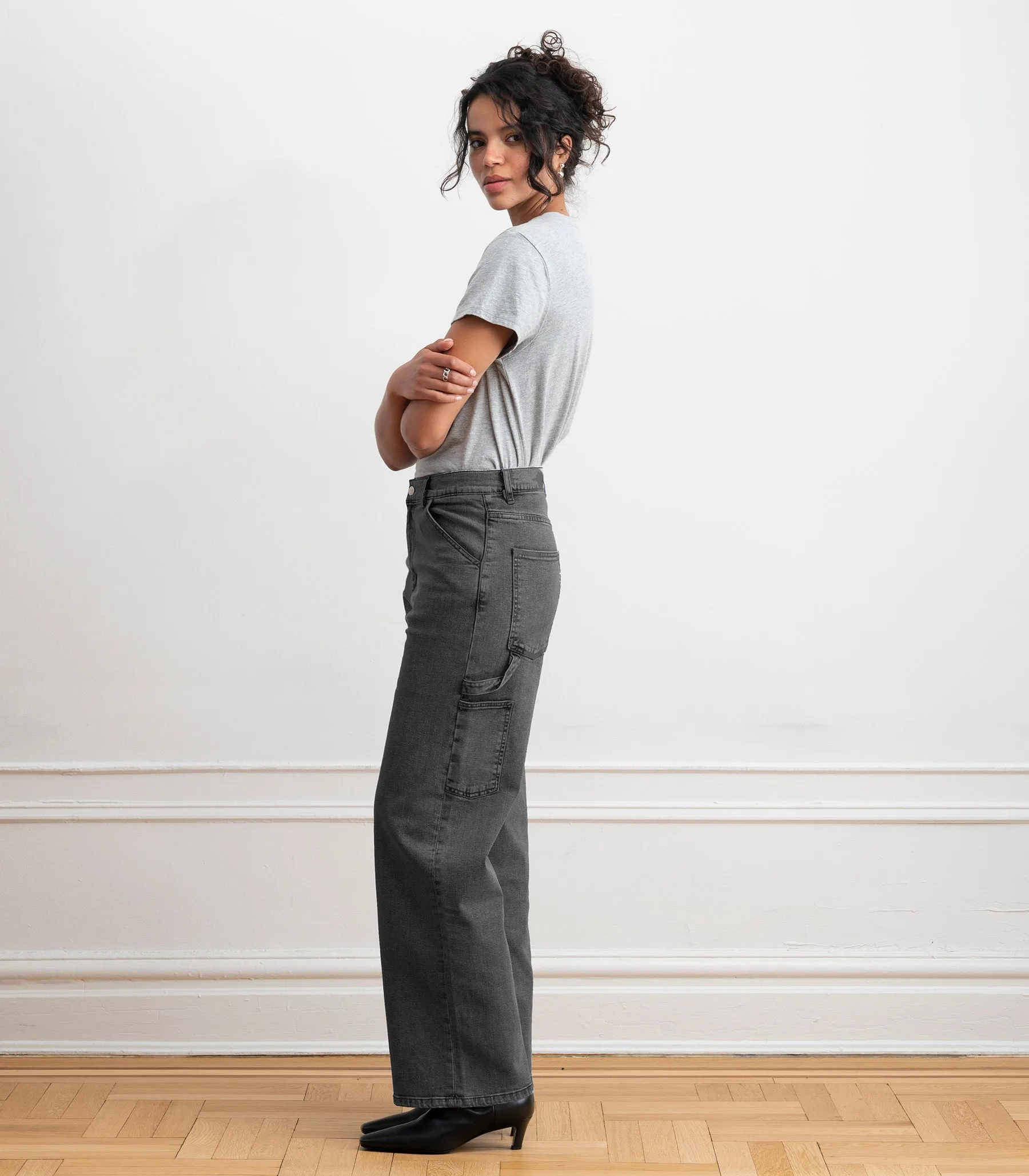 Quinn Utility Jeans - Gray sold by Loup product image thumbnail 4