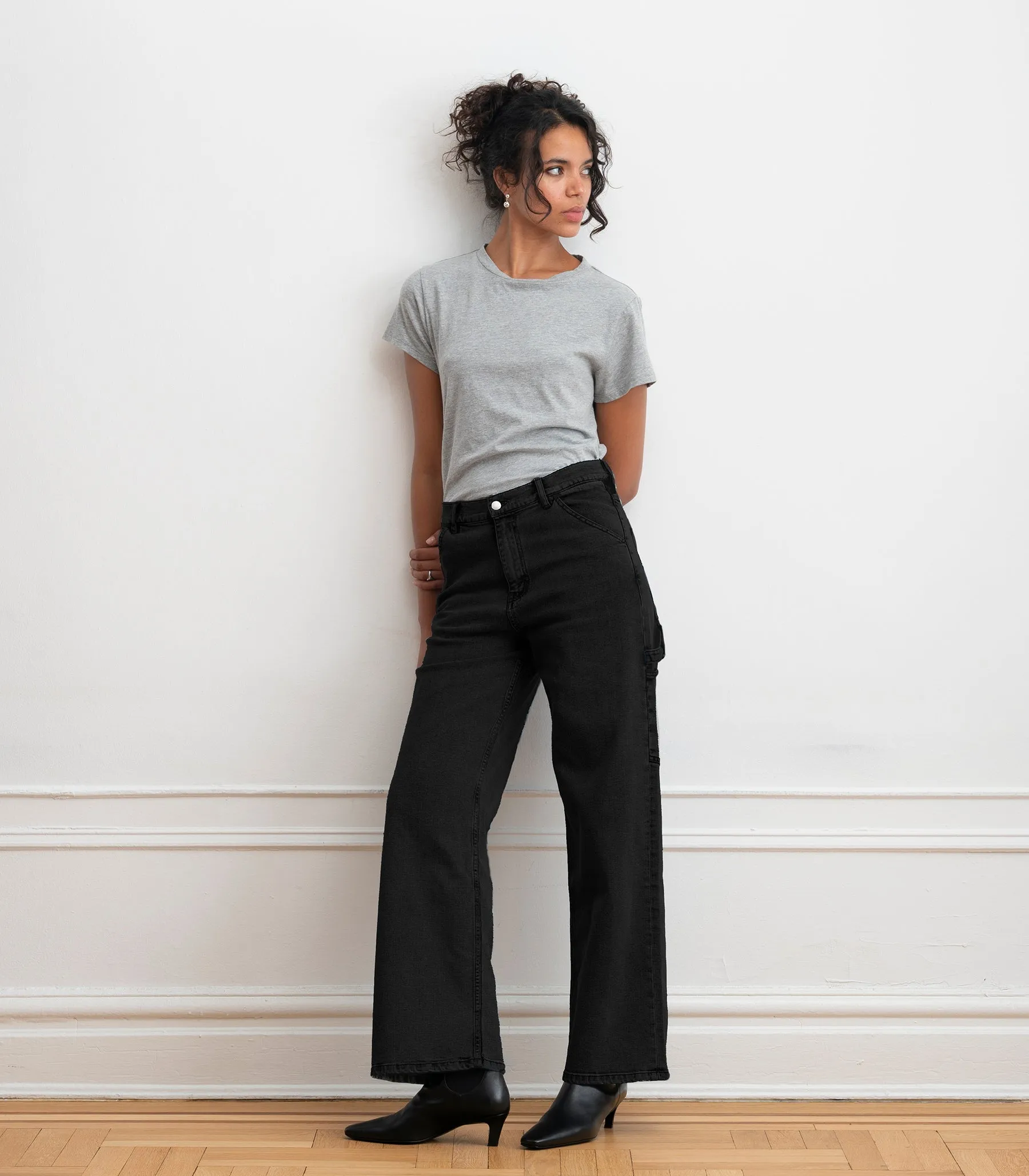 Quinn Utility Jeans - Black sold by Loup