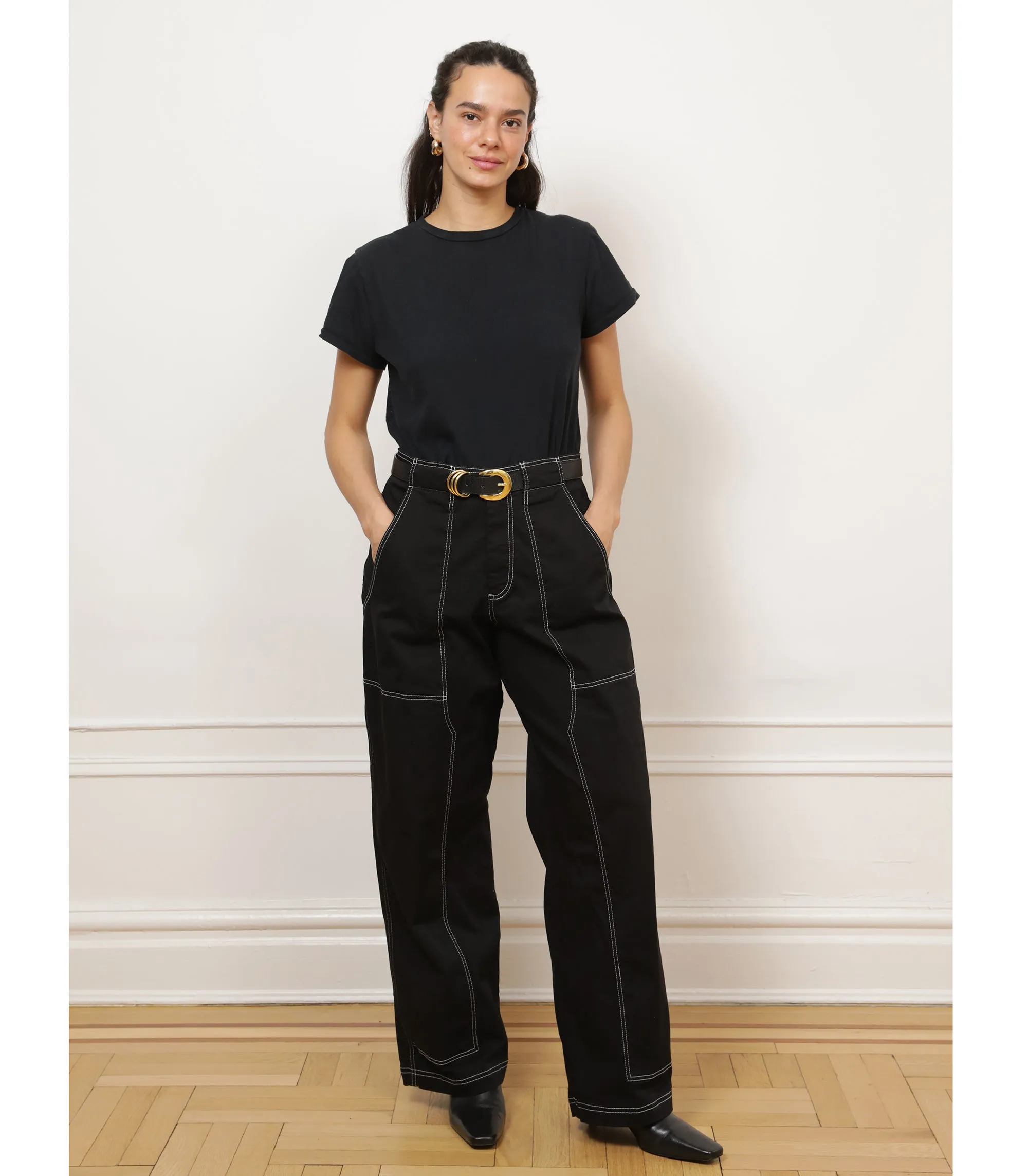 Jane Carpenter Pants - Black sold by Loup