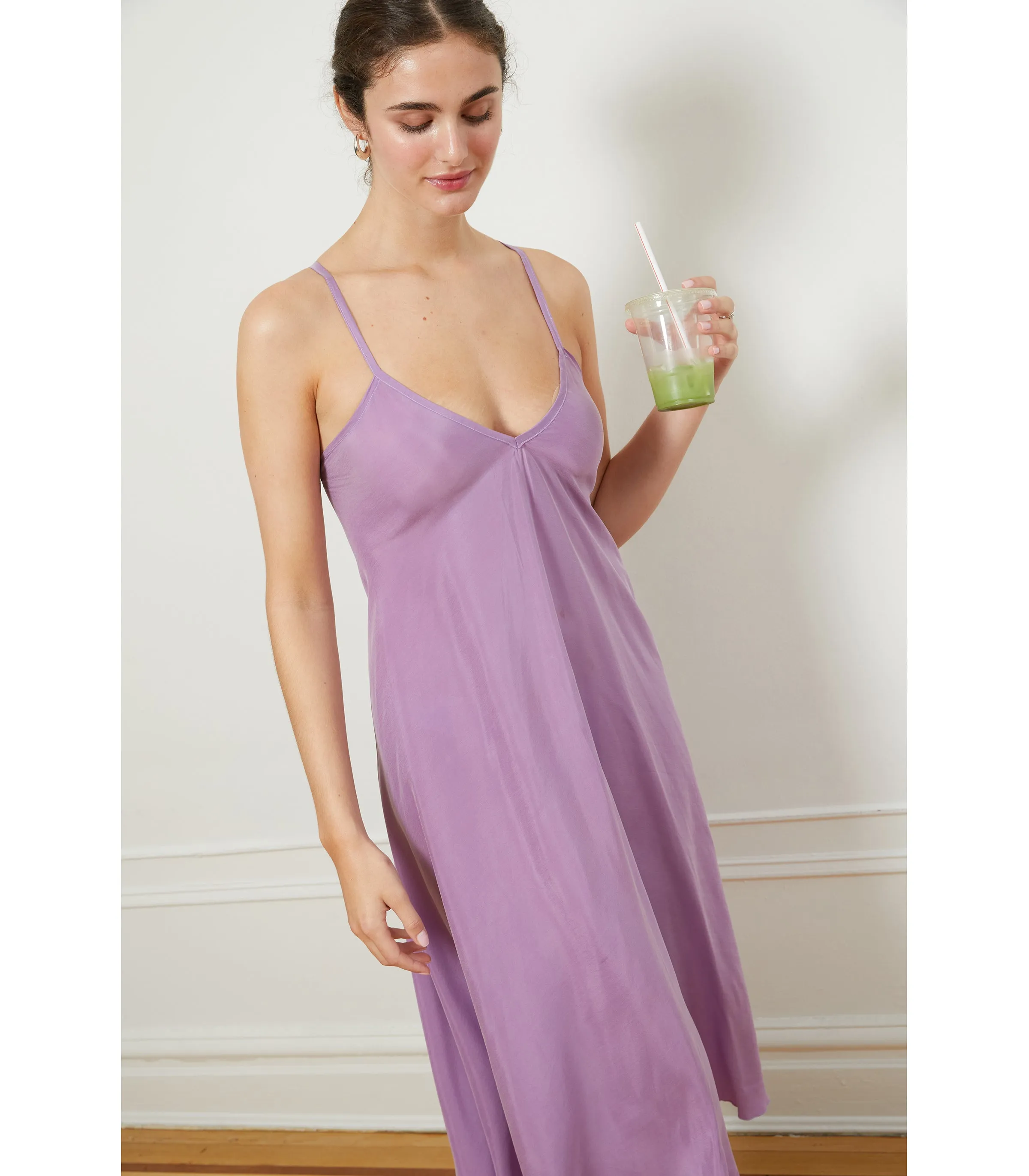 Hermosa Backless Slip Dress - Purple sold by Loup product image thumbnail 5
