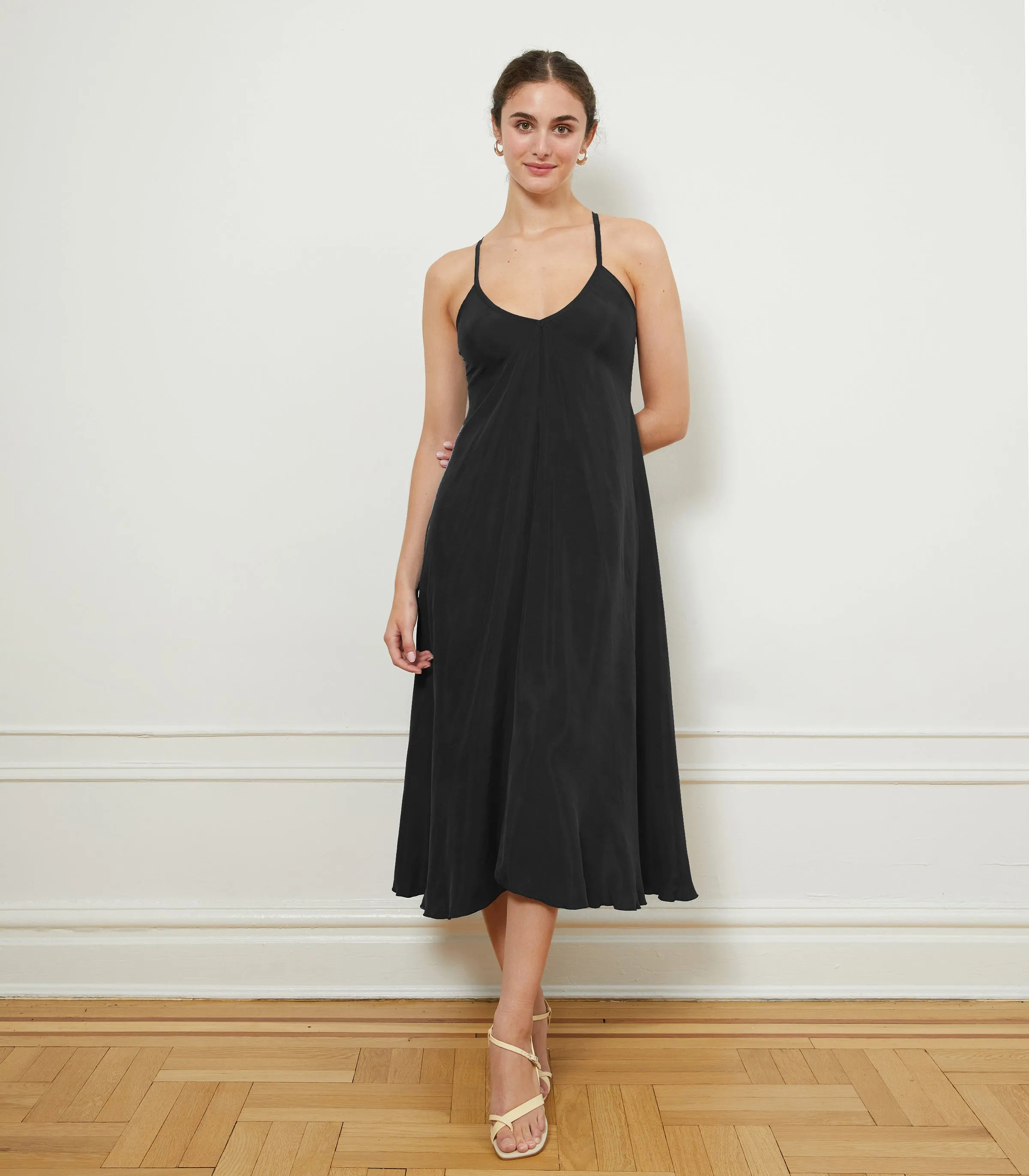 Hermosa Backless Slip Dress - Black sold by Loup