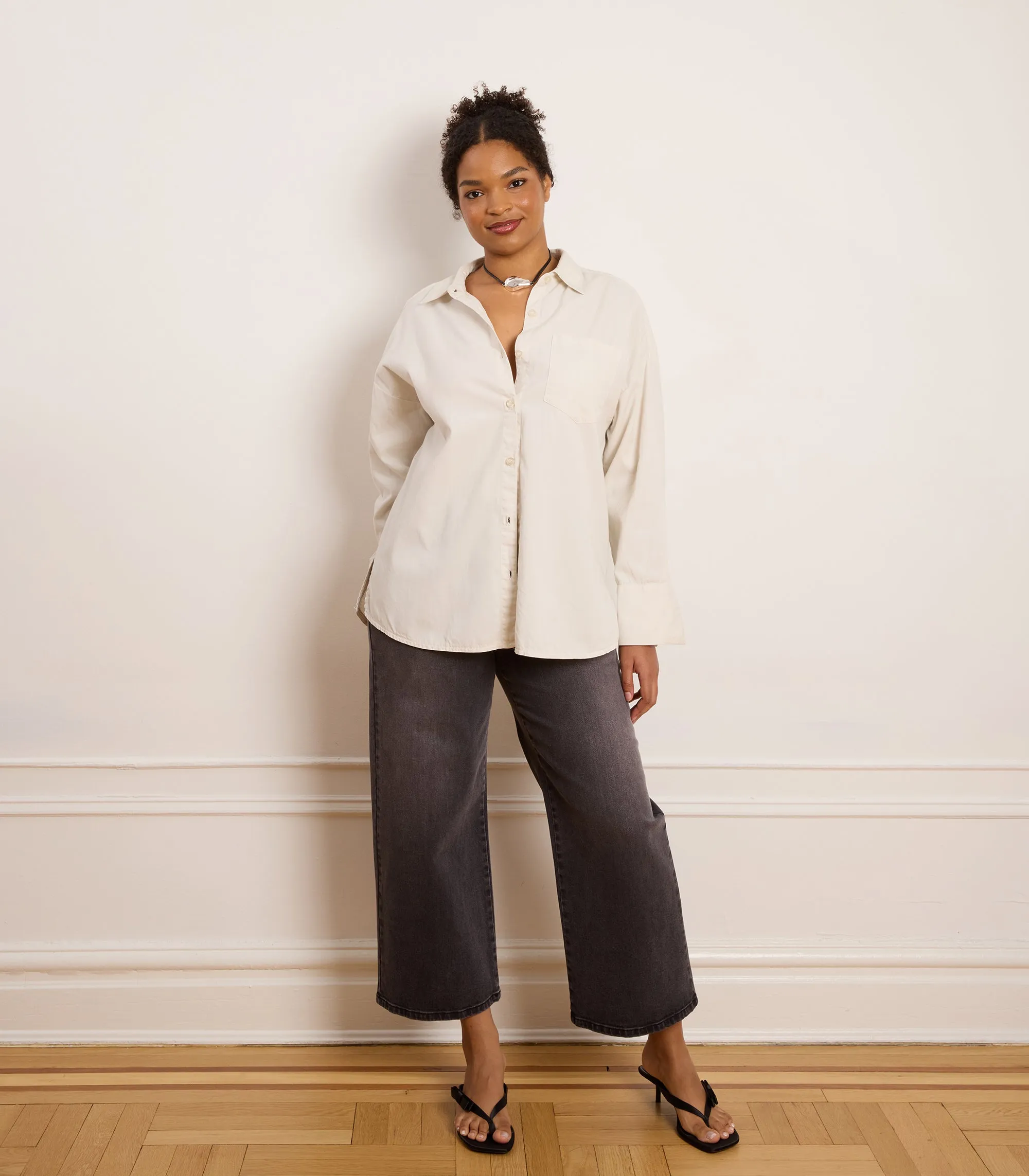 Daisy Oversized Button Up - Cream sold by Loup product image thumbnail 5