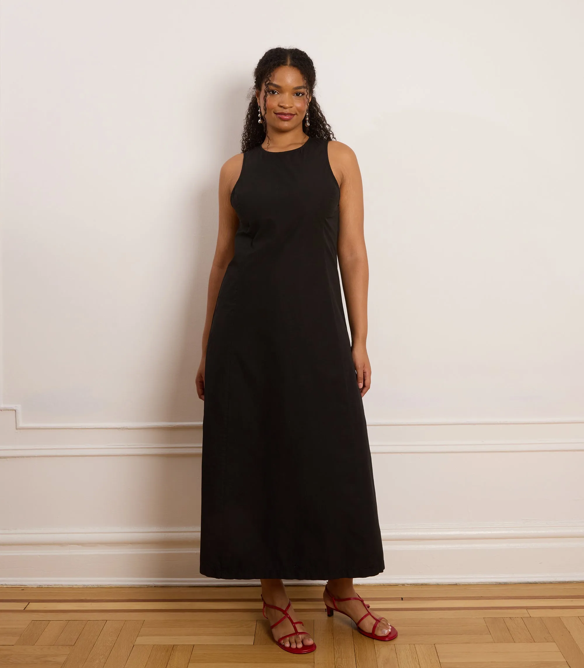 Tyler Midi Dress - Black sold by Loup