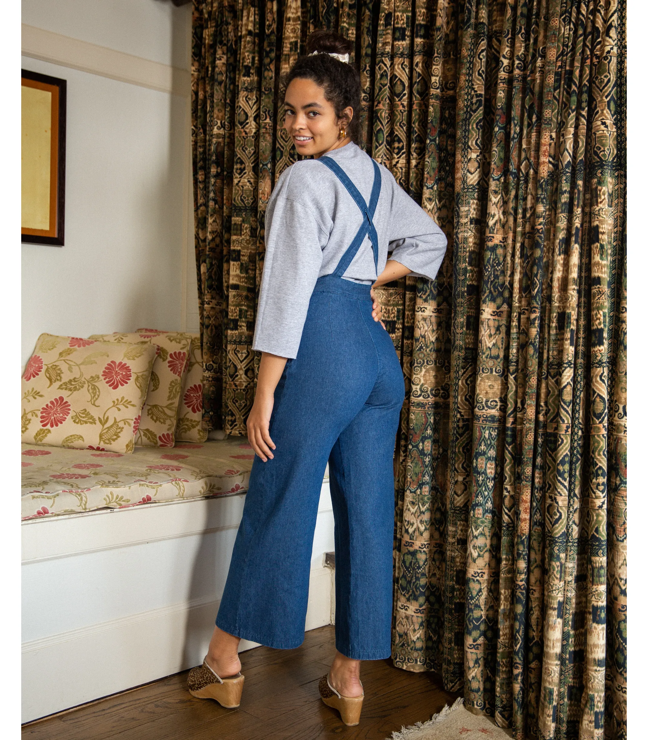 Loup x KAIGHT Milla Overalls - Indigo sold by Loup product image thumbnail 5