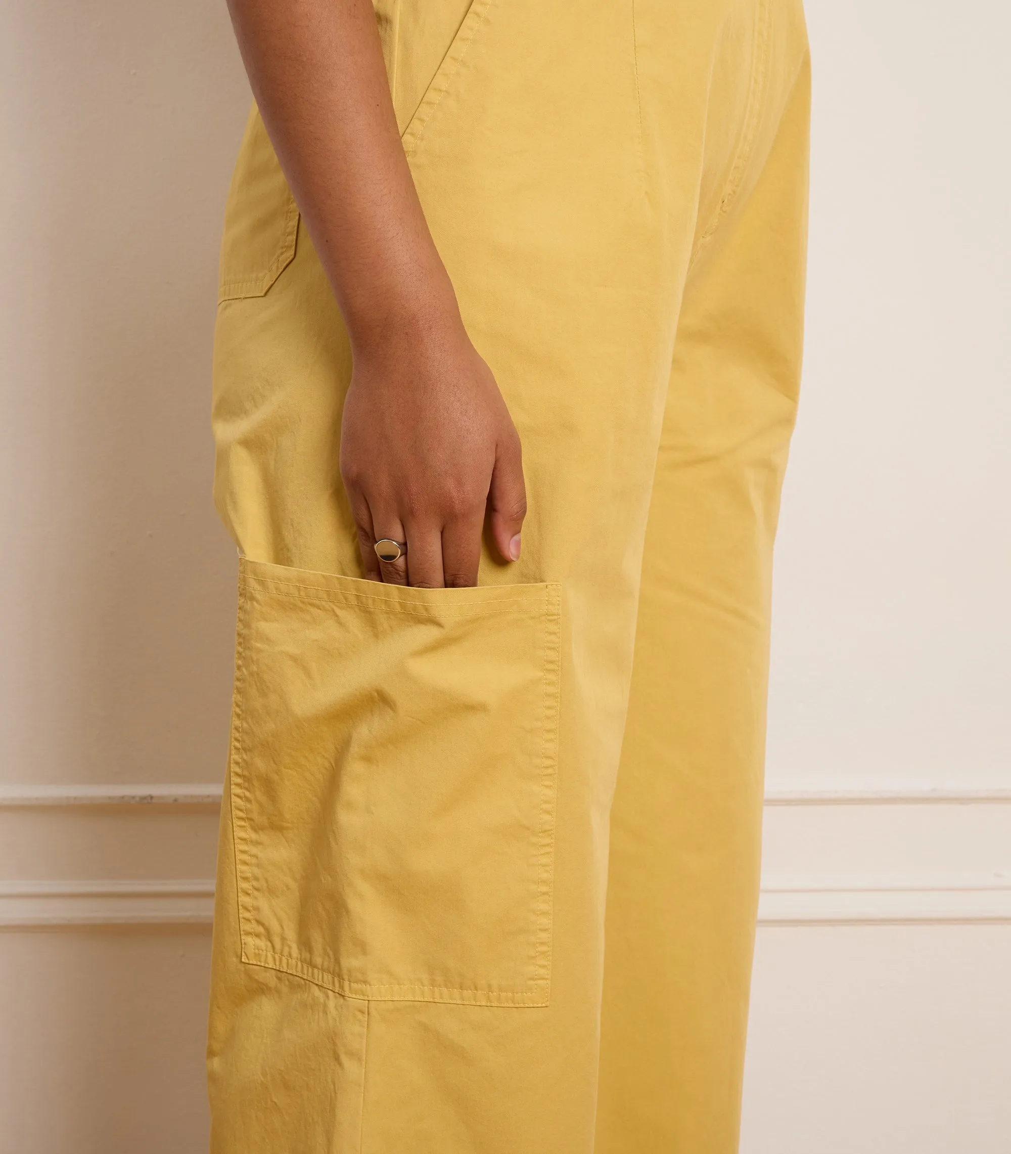 Bella Short Sleeve Cargo Jumpsuit - Burnt Khaki sold by Loup product image thumbnail 3