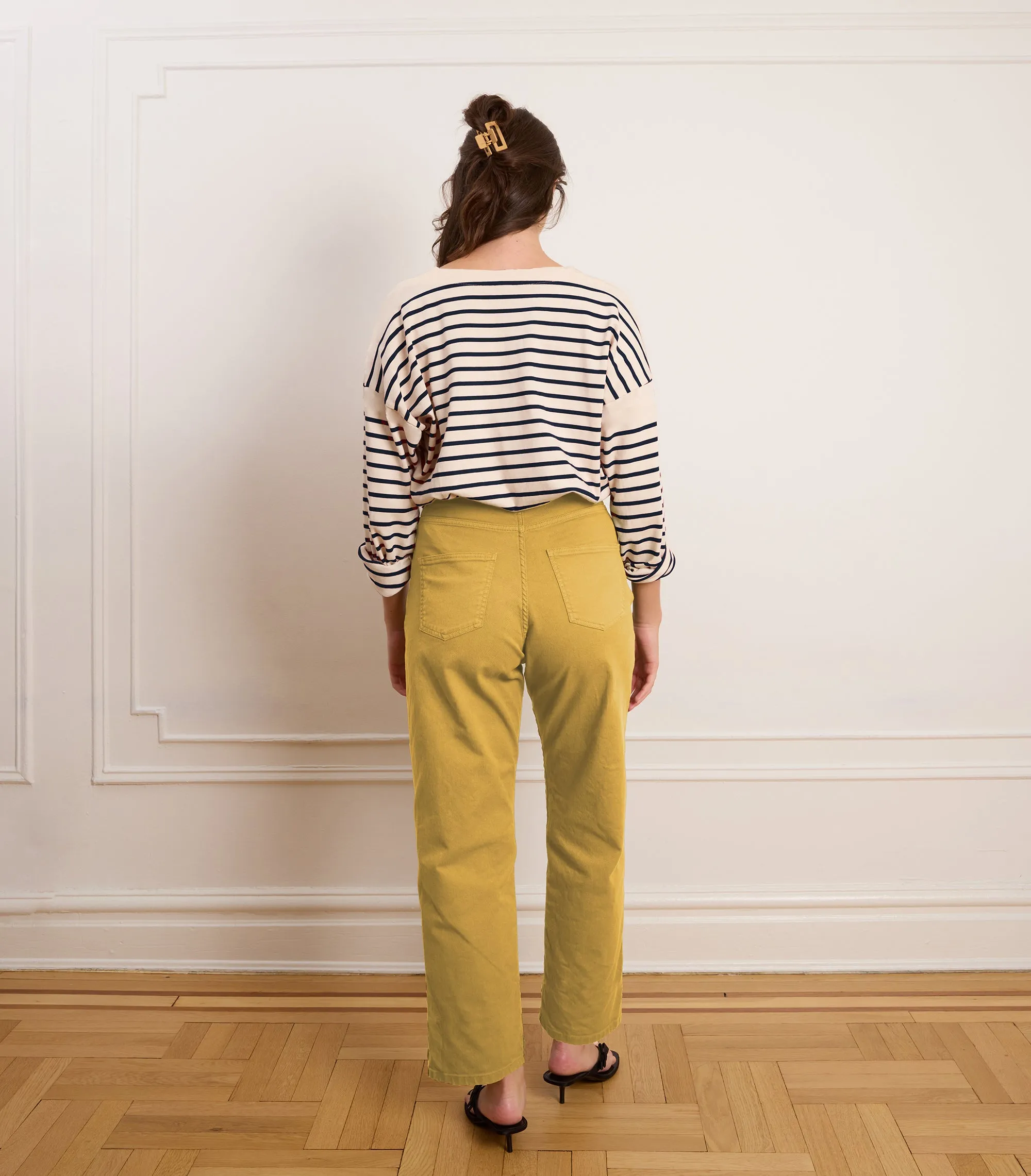 Amelia Barrel Leg Pants - Burnt Khaki sold by Loup product image thumbnail 2