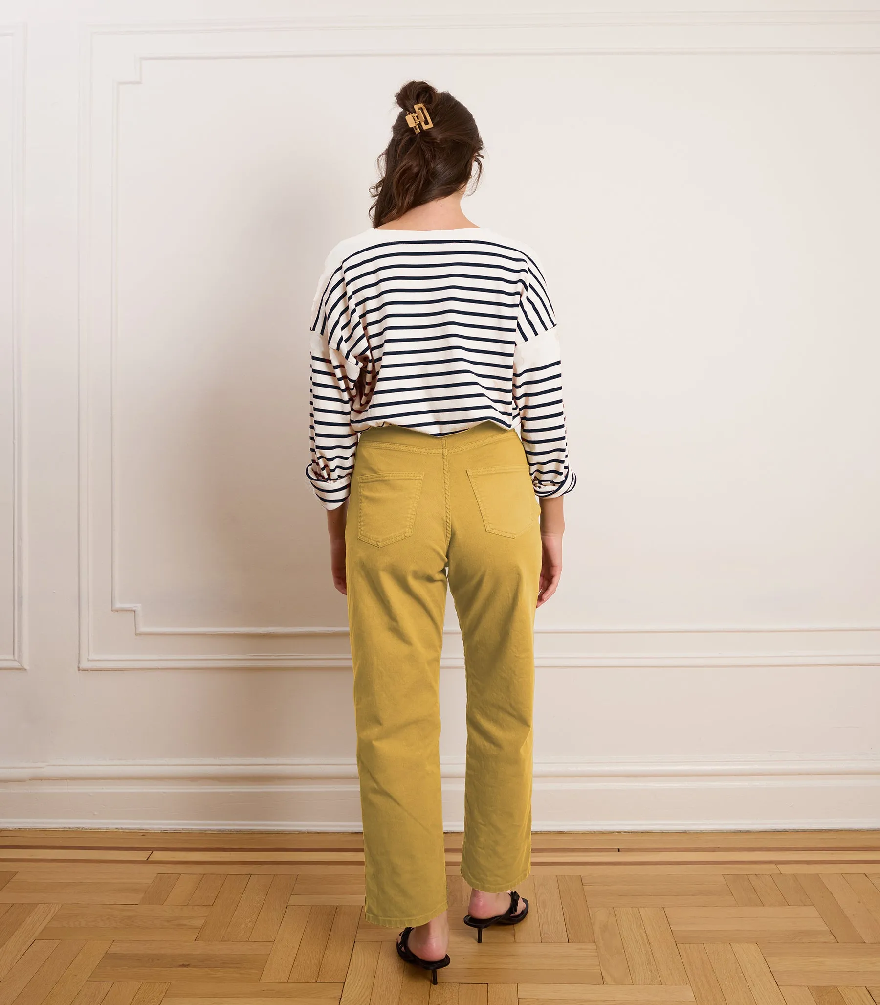 Marianne Oversized Breton Tee - Navy Stripe sold by Loup product image thumbnail 2