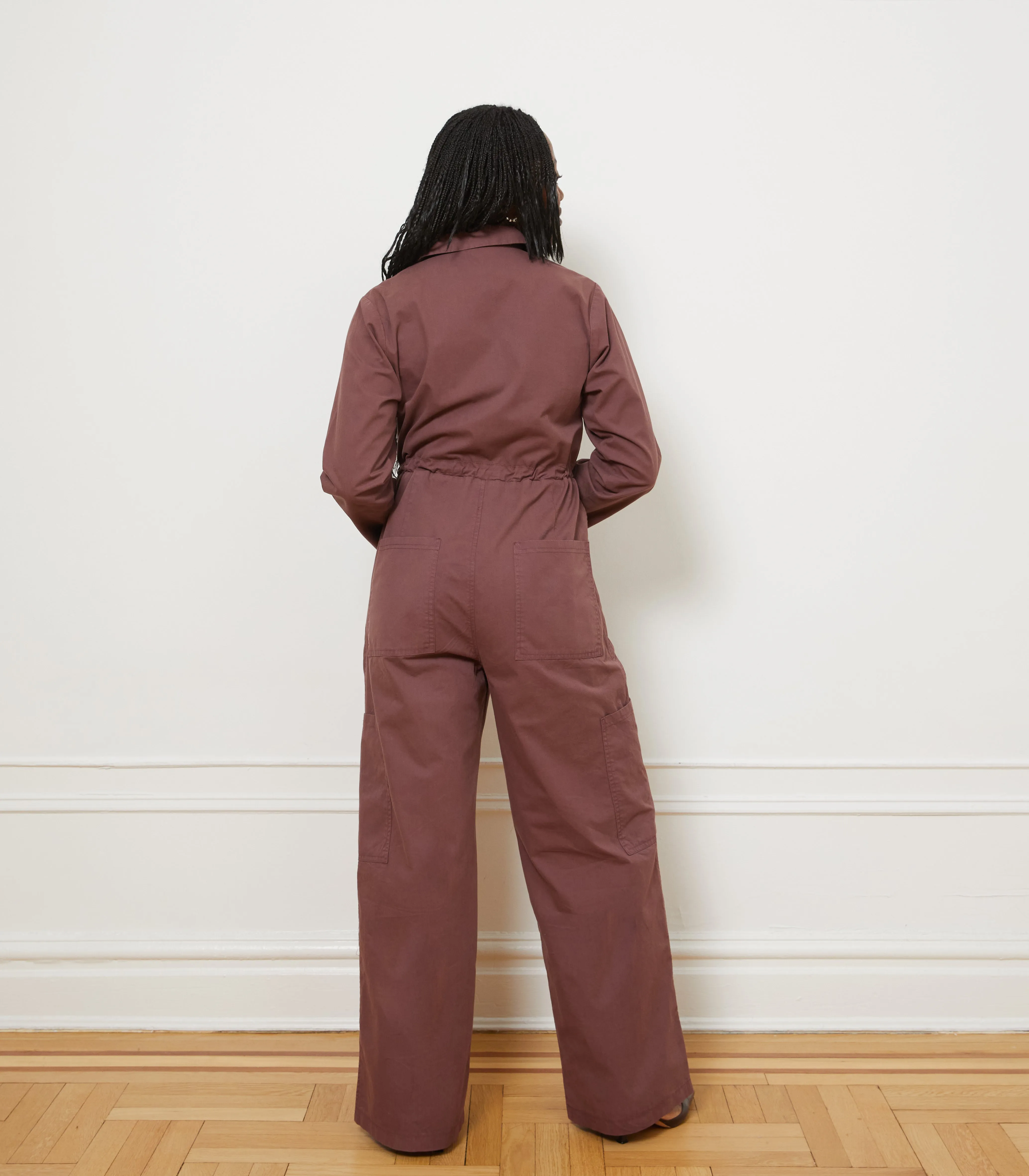 Spencer Cargo Zip Jumpsuit - Auburn sold by Loup product image thumbnail 2