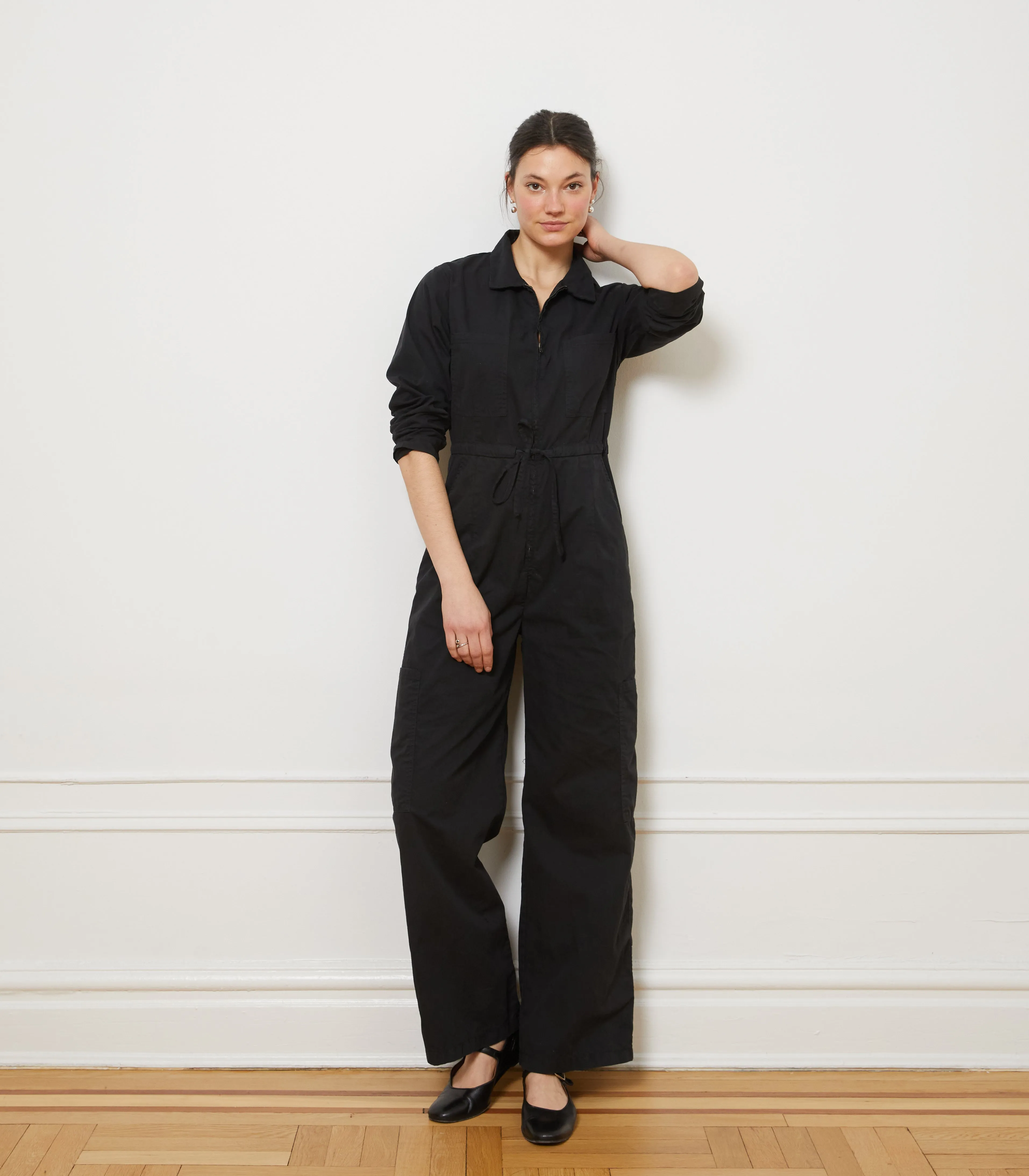 Spencer Cargo Zip Jumpsuit - Black sold by Loup product image thumbnail 3
