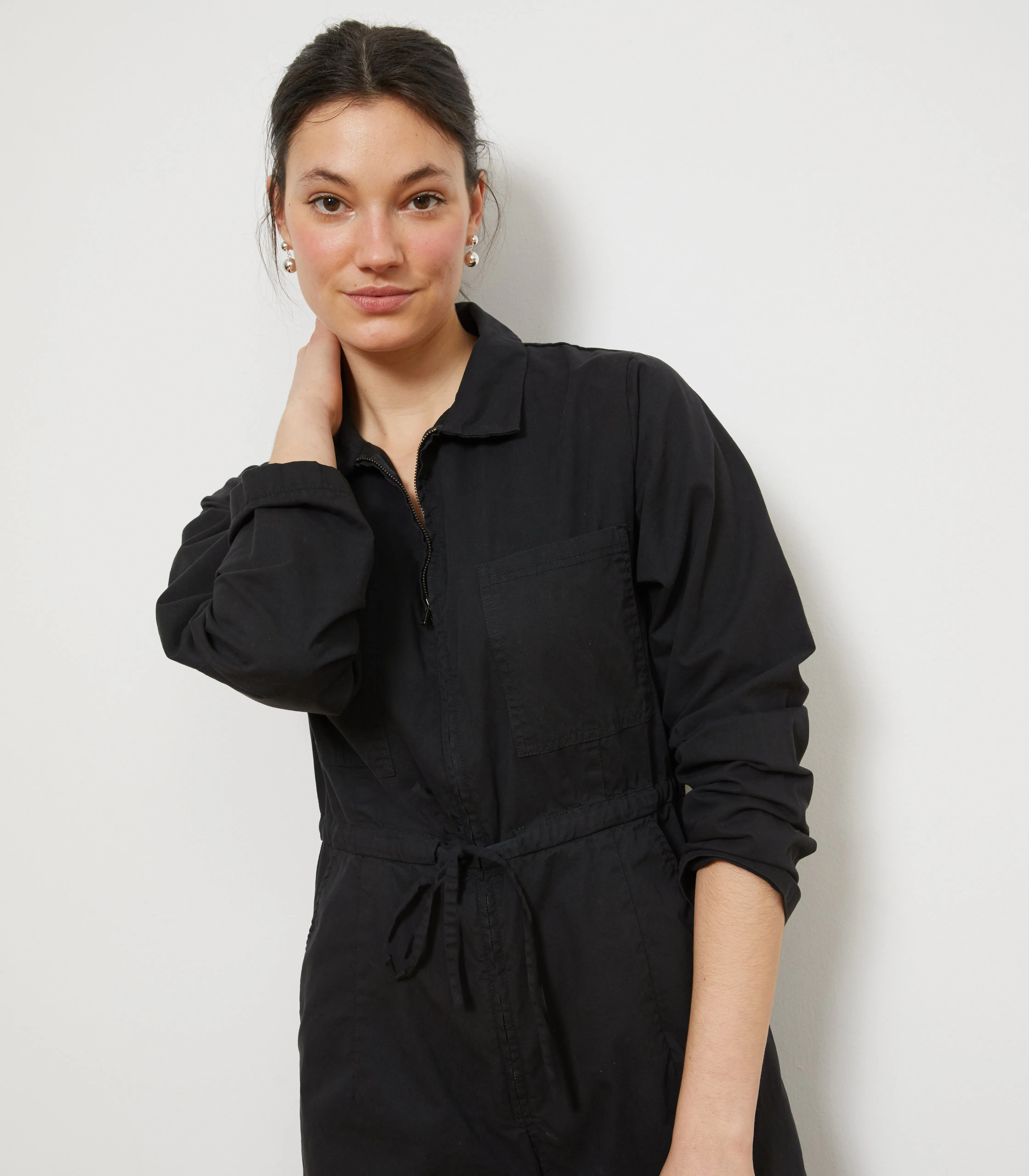 Spencer Cargo Zip Jumpsuit - Black sold by Loup product image thumbnail 4