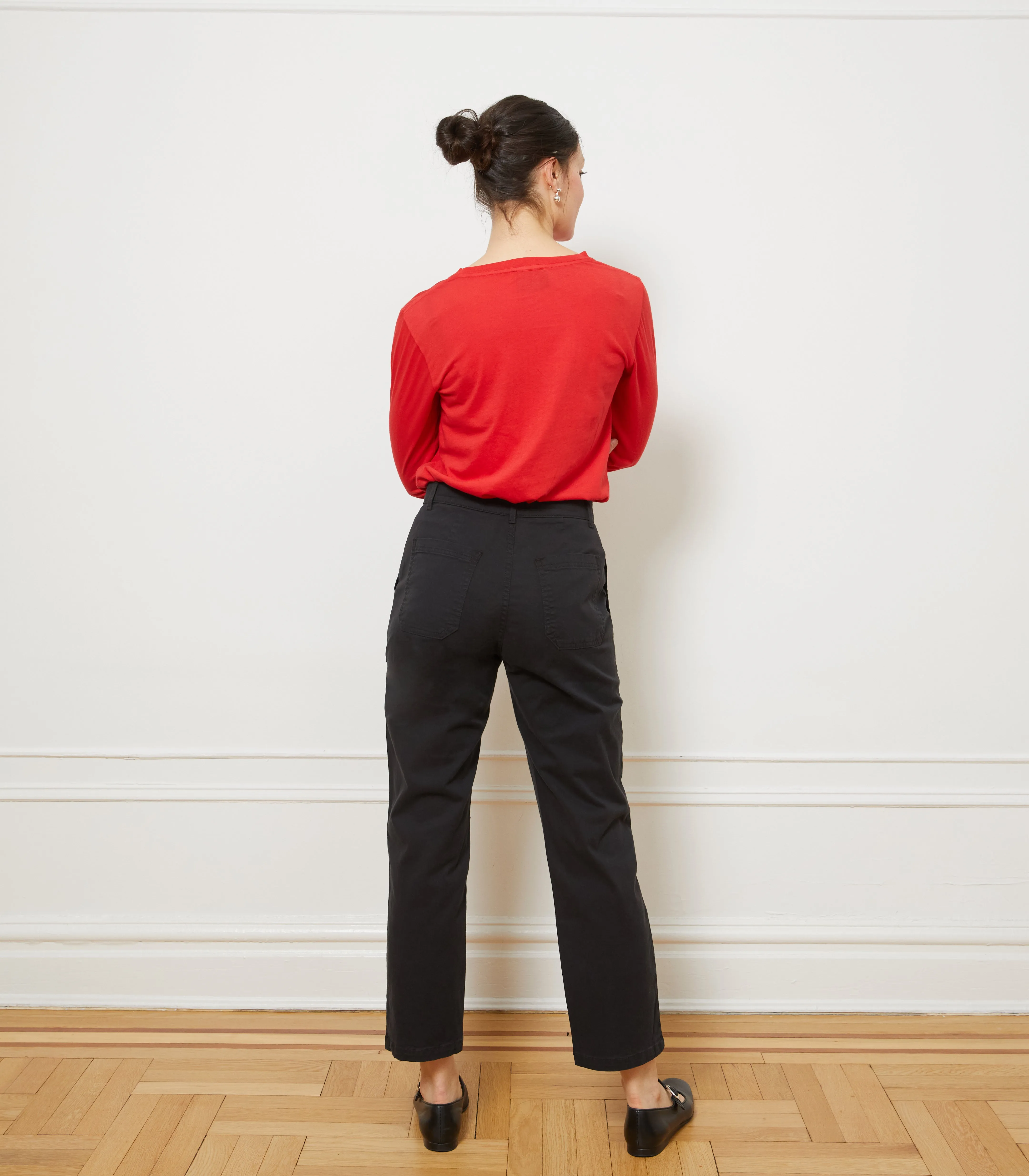 Penny Washed Long Sleeve Tee - Vermilion sold by Loup product image thumbnail 3