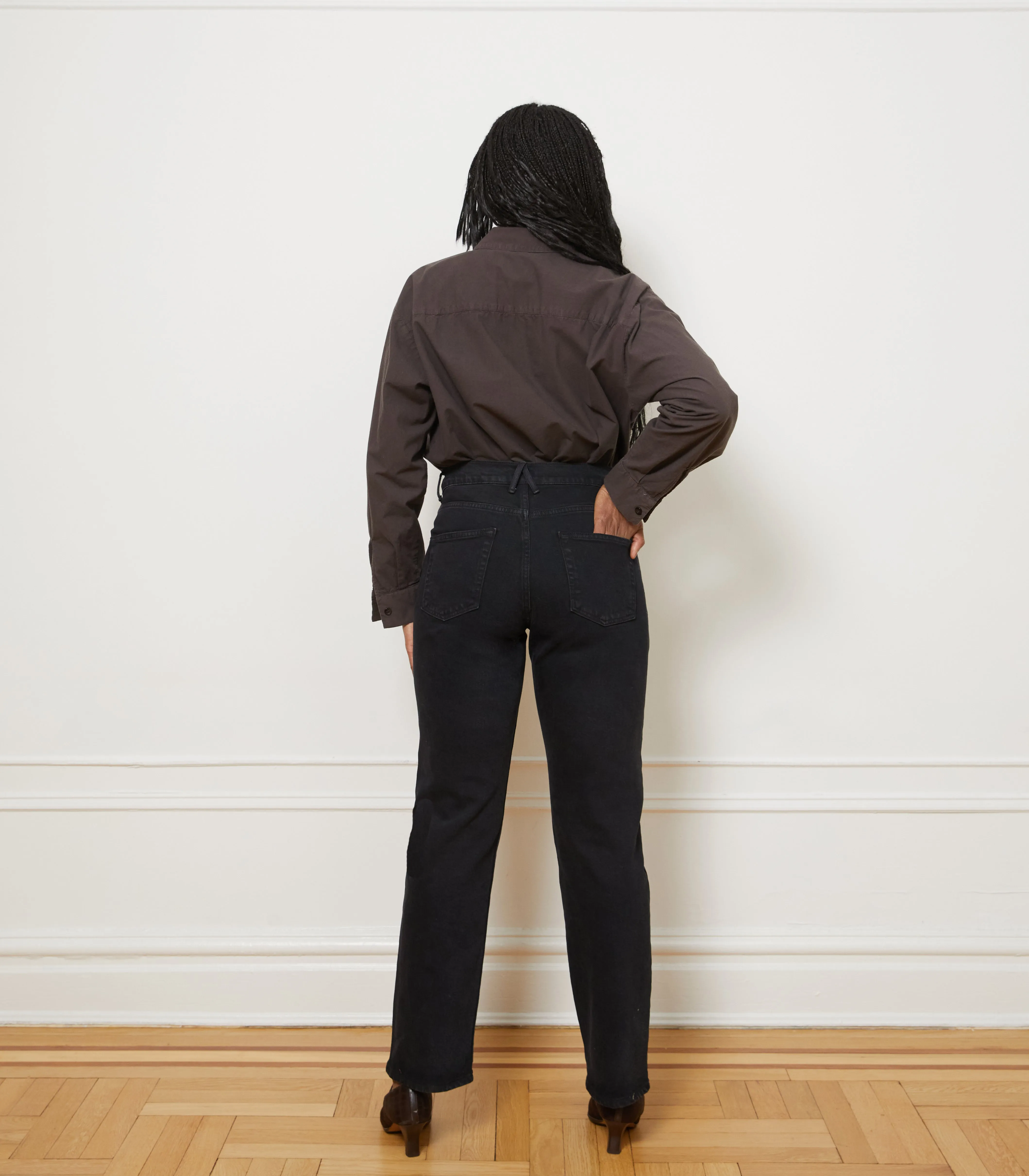 Diana Relaxed Button Up Shirt - Espresso sold by Loup product image thumbnail 4