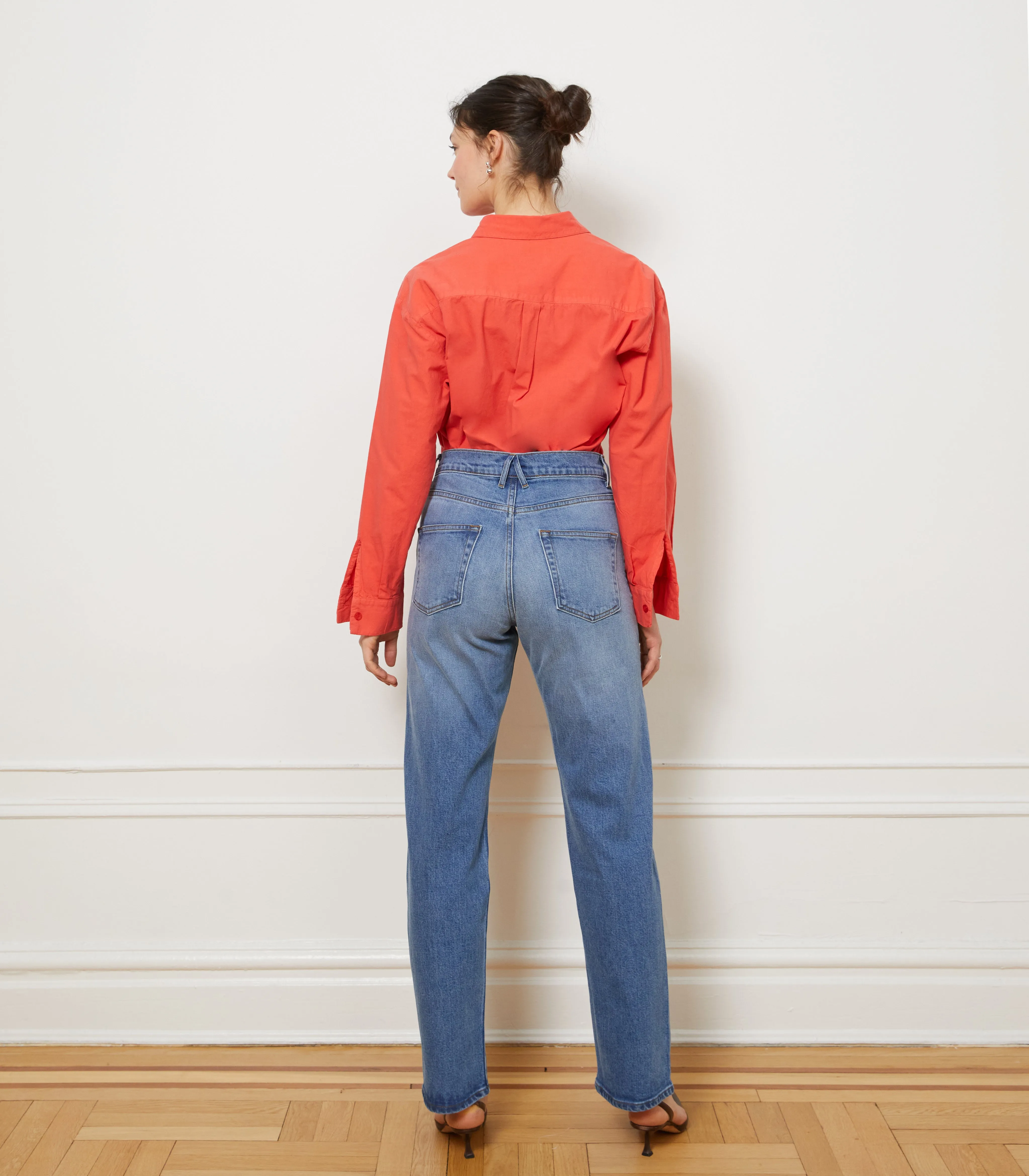 Diana Relaxed Button Up Shirt - Vermilion sold by Loup product image thumbnail 3