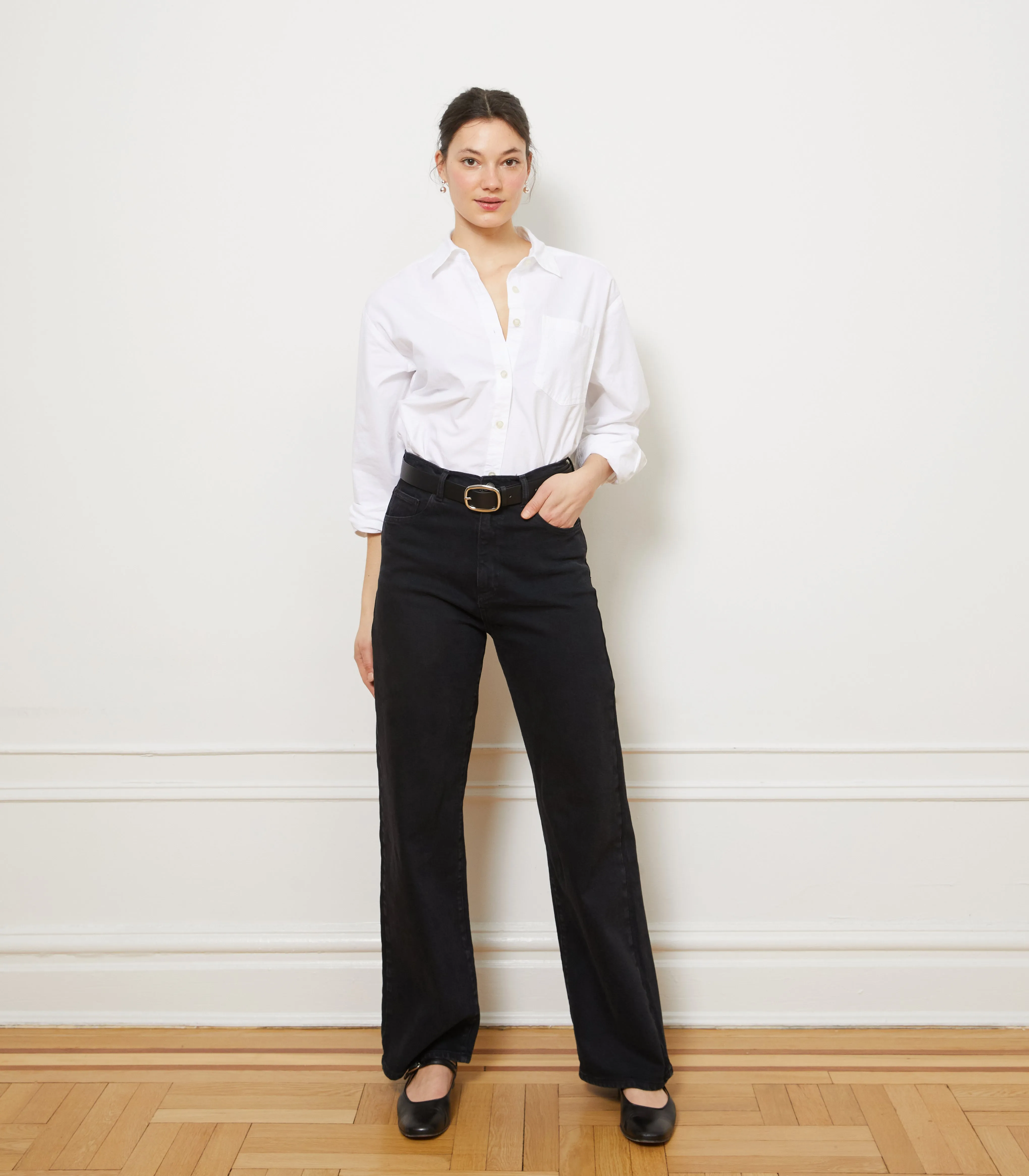 Diana Relaxed Button Up Shirt - White sold by Loup product image thumbnail 4