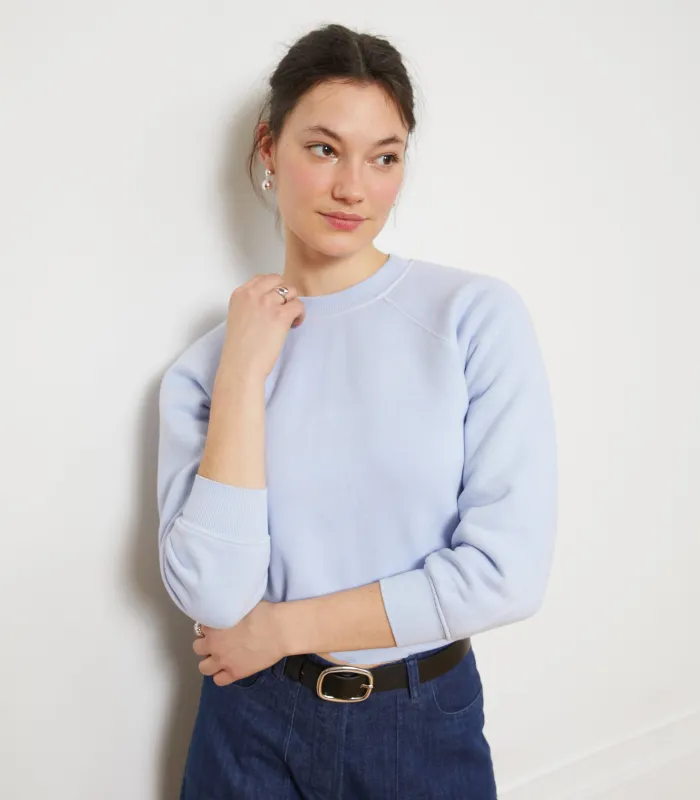 NICO CREW NECK SWEATSHIRT - ICE BLUE sold by Loup