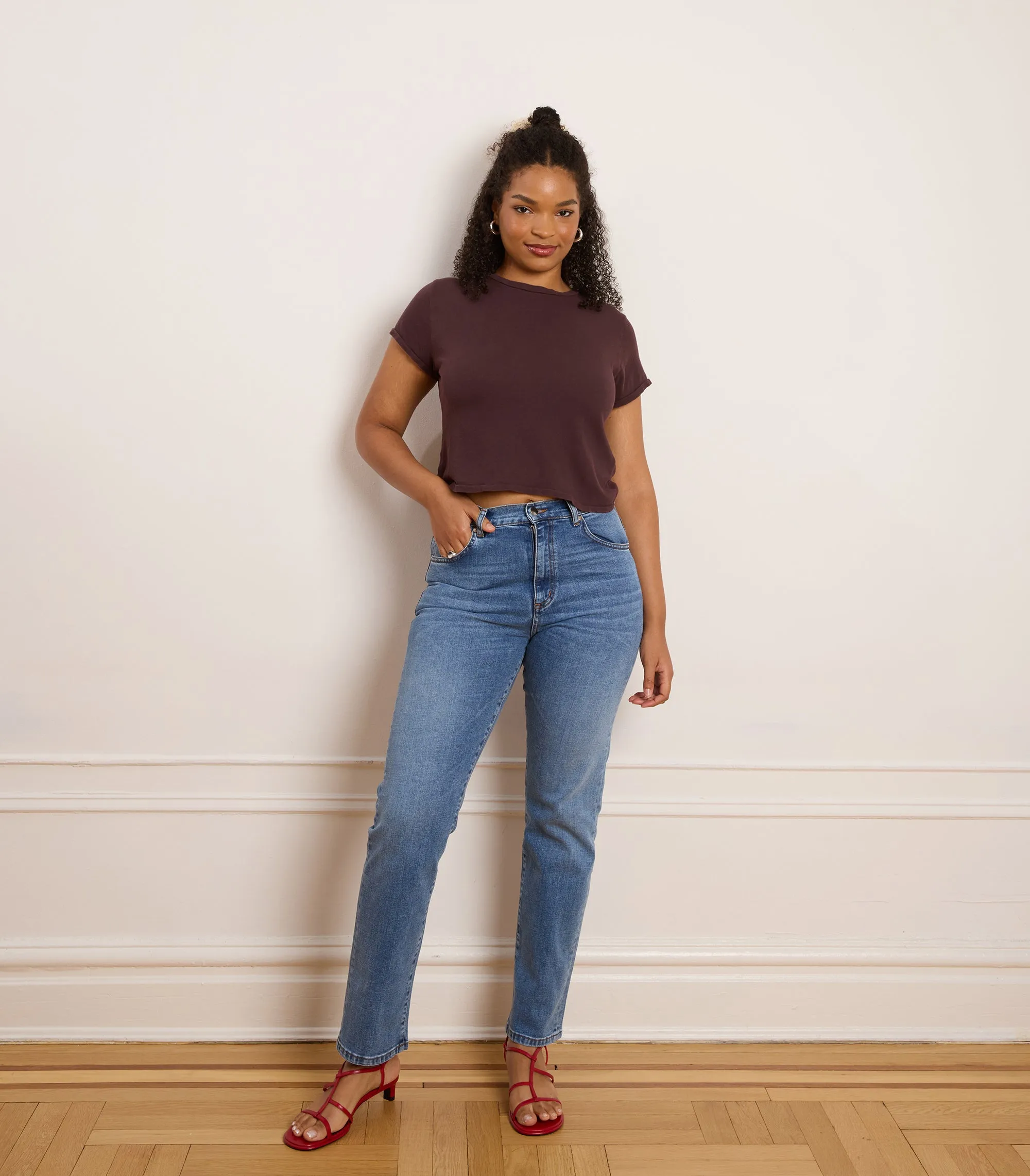 Winona High Rise Stovepipe Jeans - Indigo sold by Loup