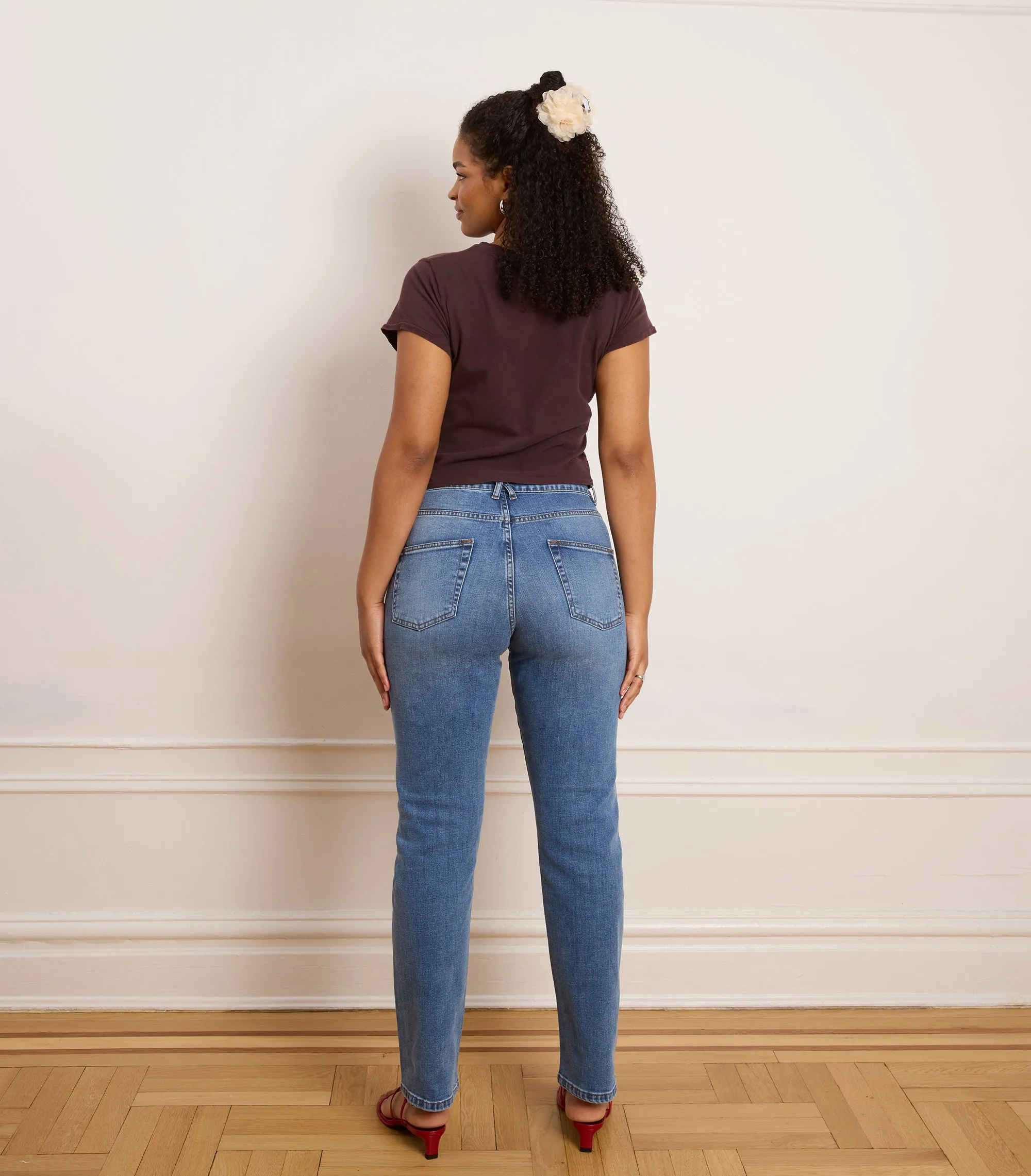 Winona High Rise Stovepipe Jeans - Indigo sold by Loup product image thumbnail 2
