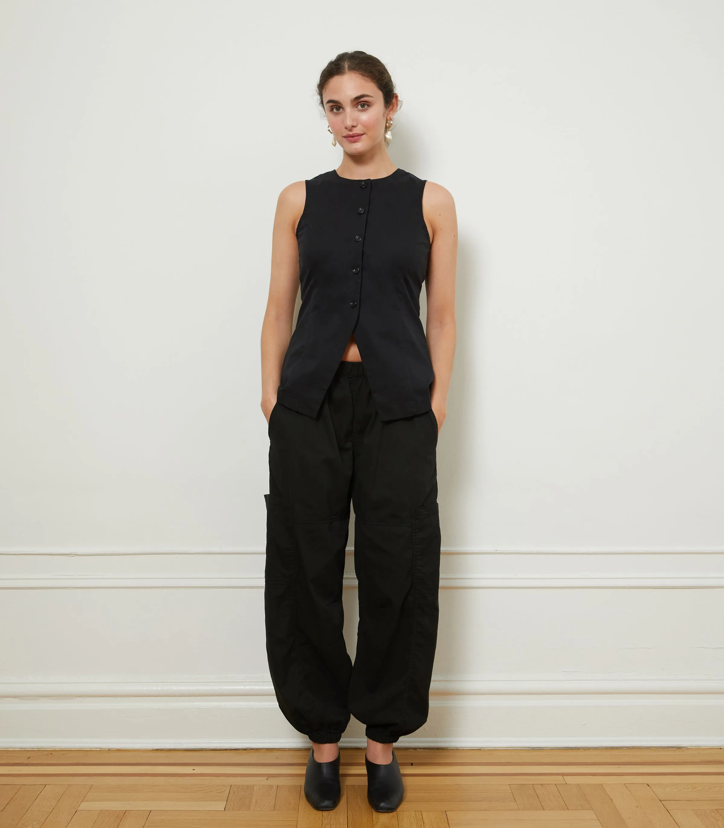 Marissa Long Fitted Vest - Black sold by Loup product image thumbnail 3