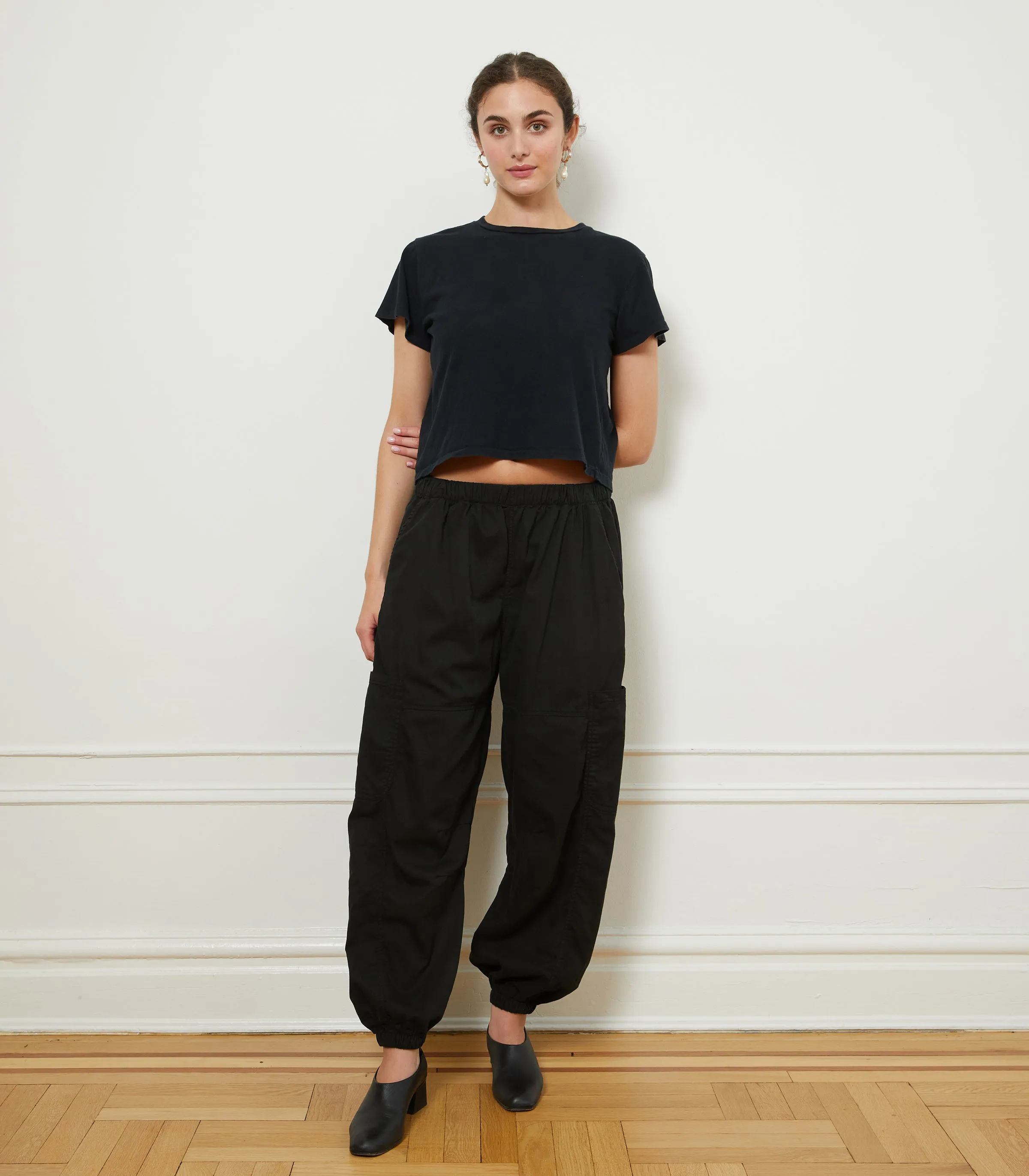 Emily Barrel Leg Cargo Pants - Black sold by Loup product image thumbnail 5