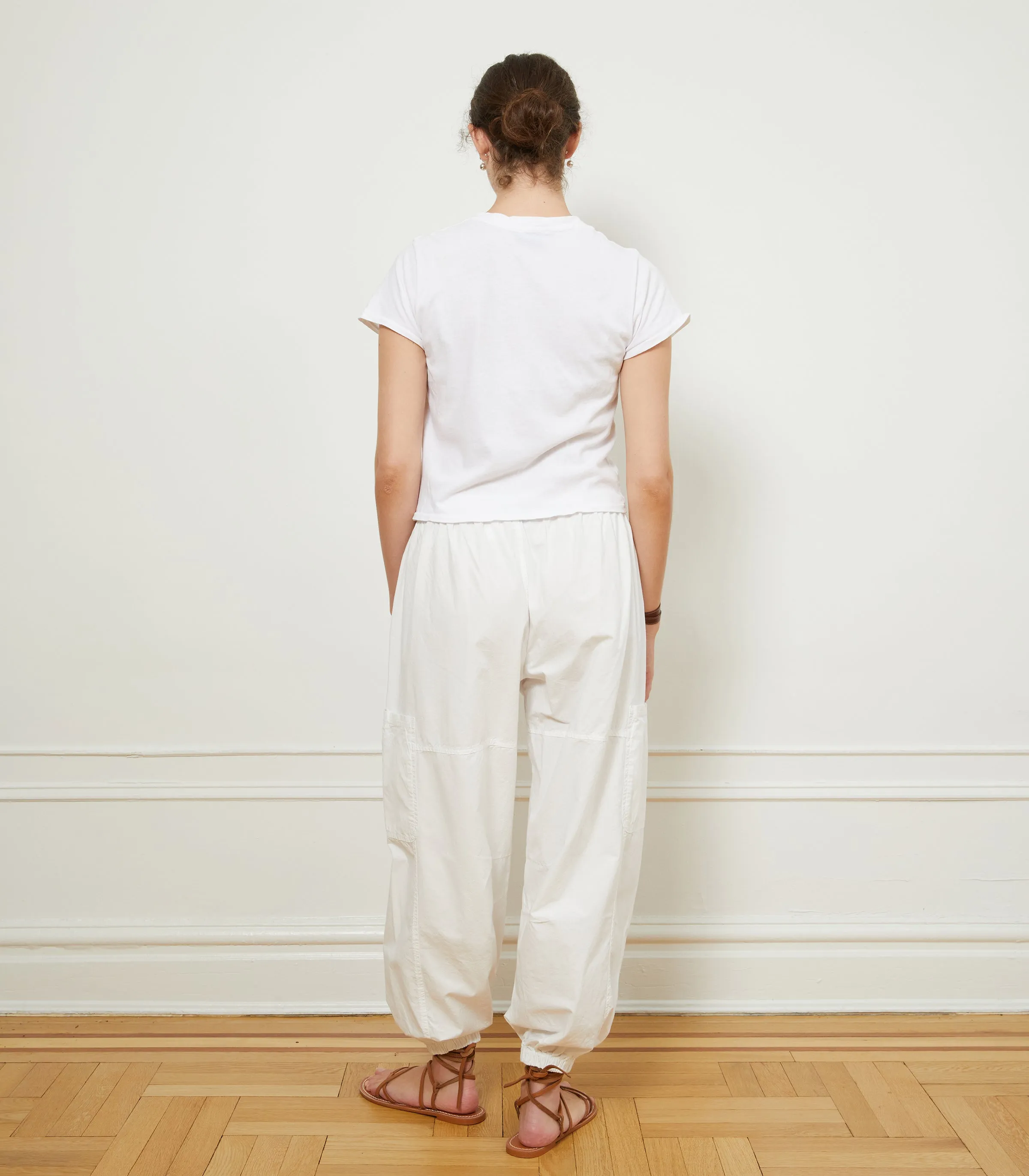 Emily Barrel Leg Cargo Pants - White sold by Loup product image thumbnail 2