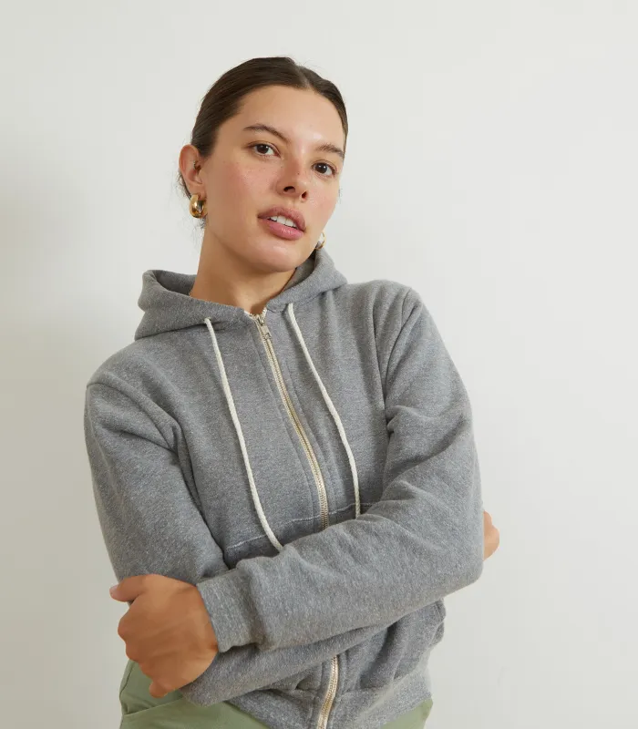 Jay Zip Up Hoodie - Heather Gray sold by Loup