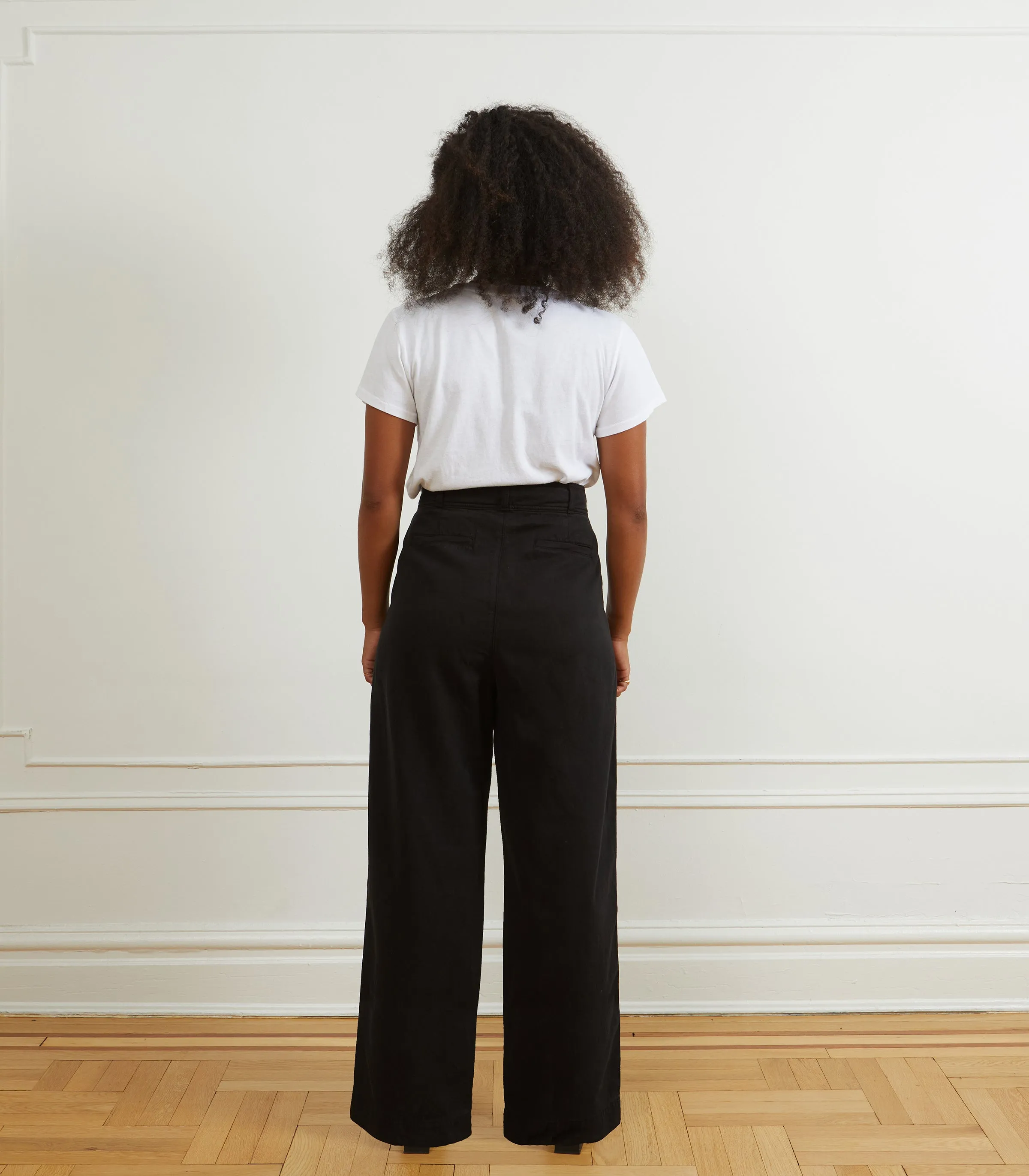 Jack Pleated Wide-Leg Trousers - Black sold by Loup product image thumbnail 2