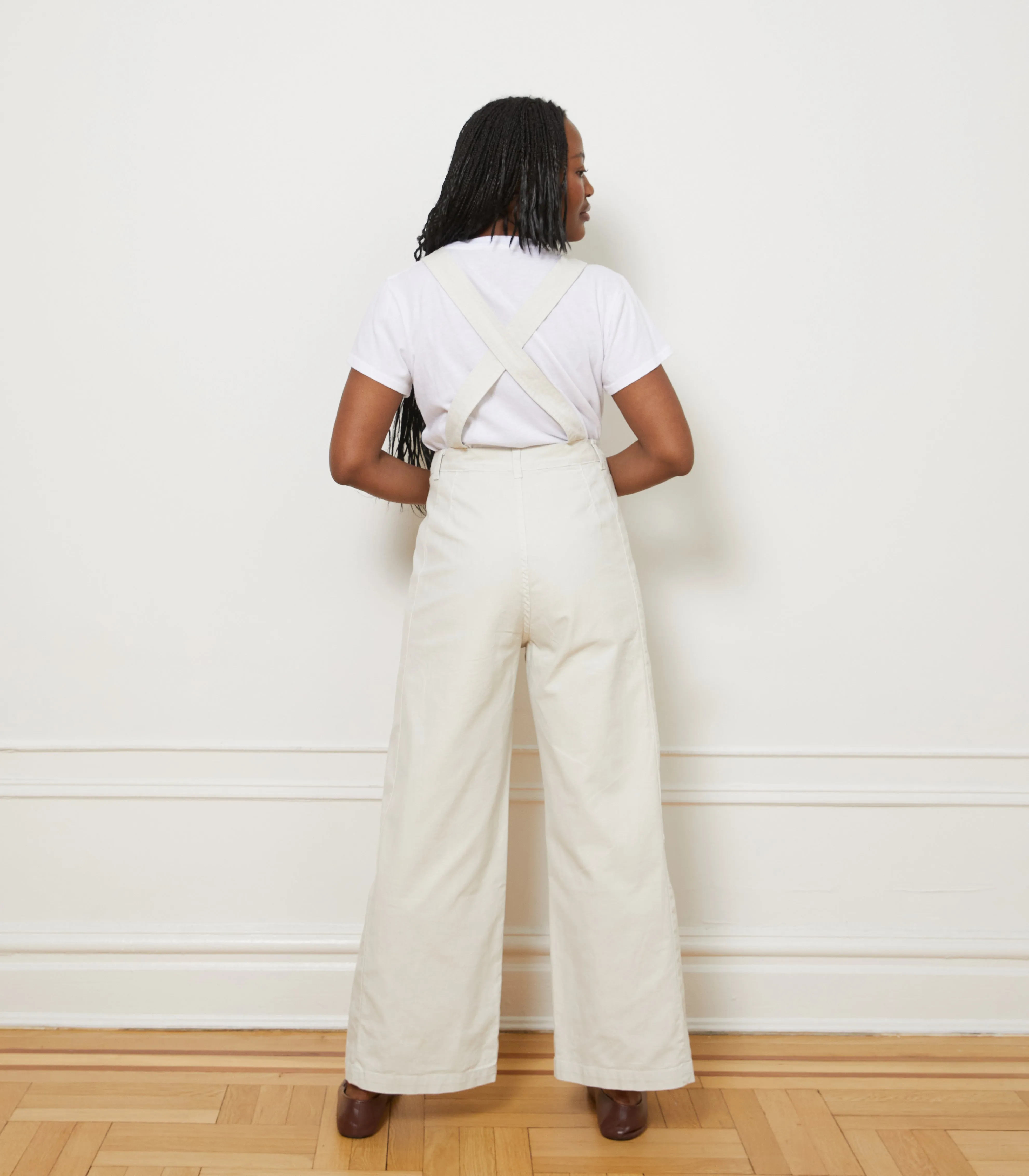 Madelyn Zip Front Overalls - Salt sold by Loup product image thumbnail 2