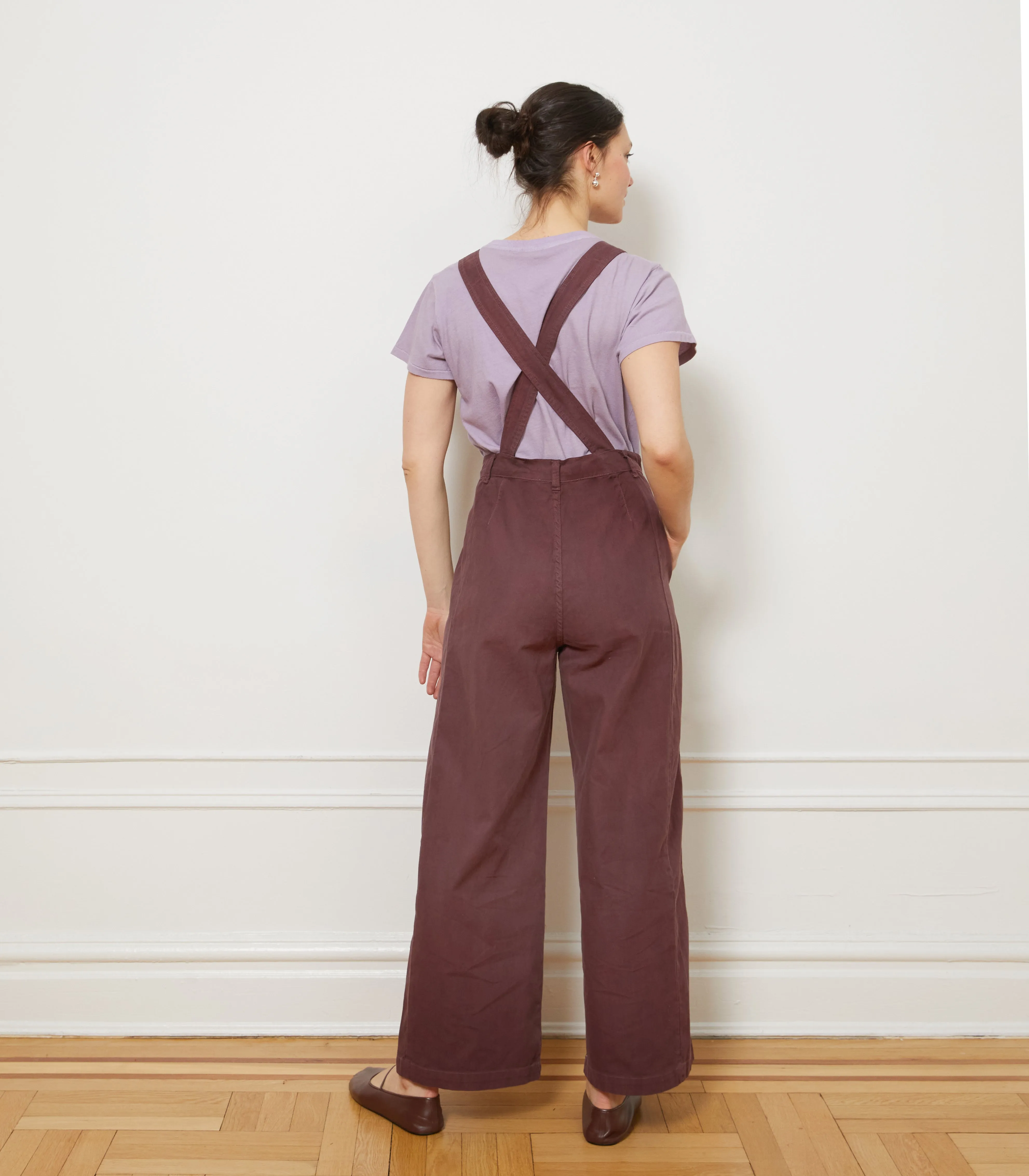 Madelyn Zip Front Overalls - Mauve sold by Loup product image thumbnail 2