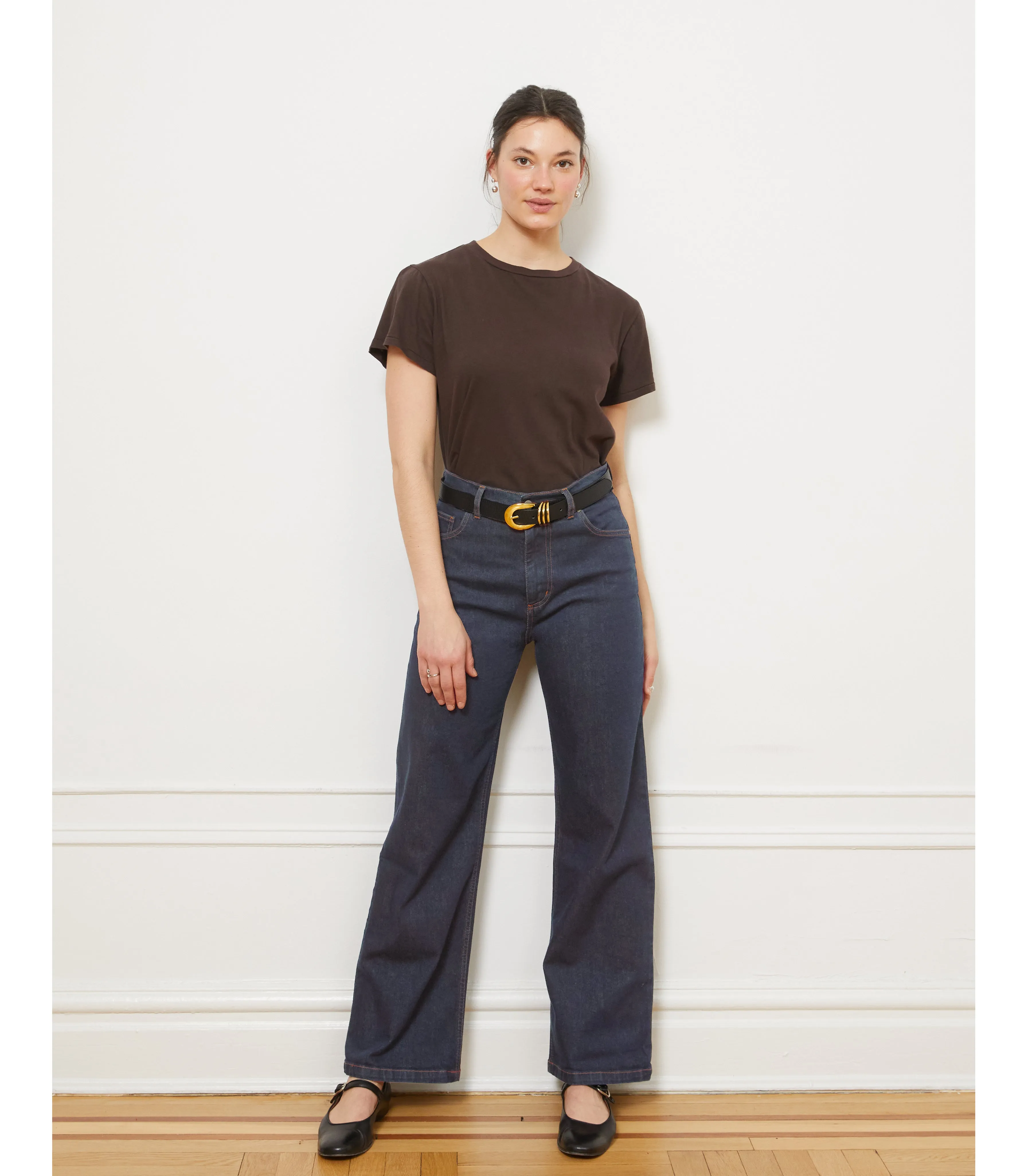 Carmen Wide Leg Jeans - Dark Indigo sold by Loup product image thumbnail 4