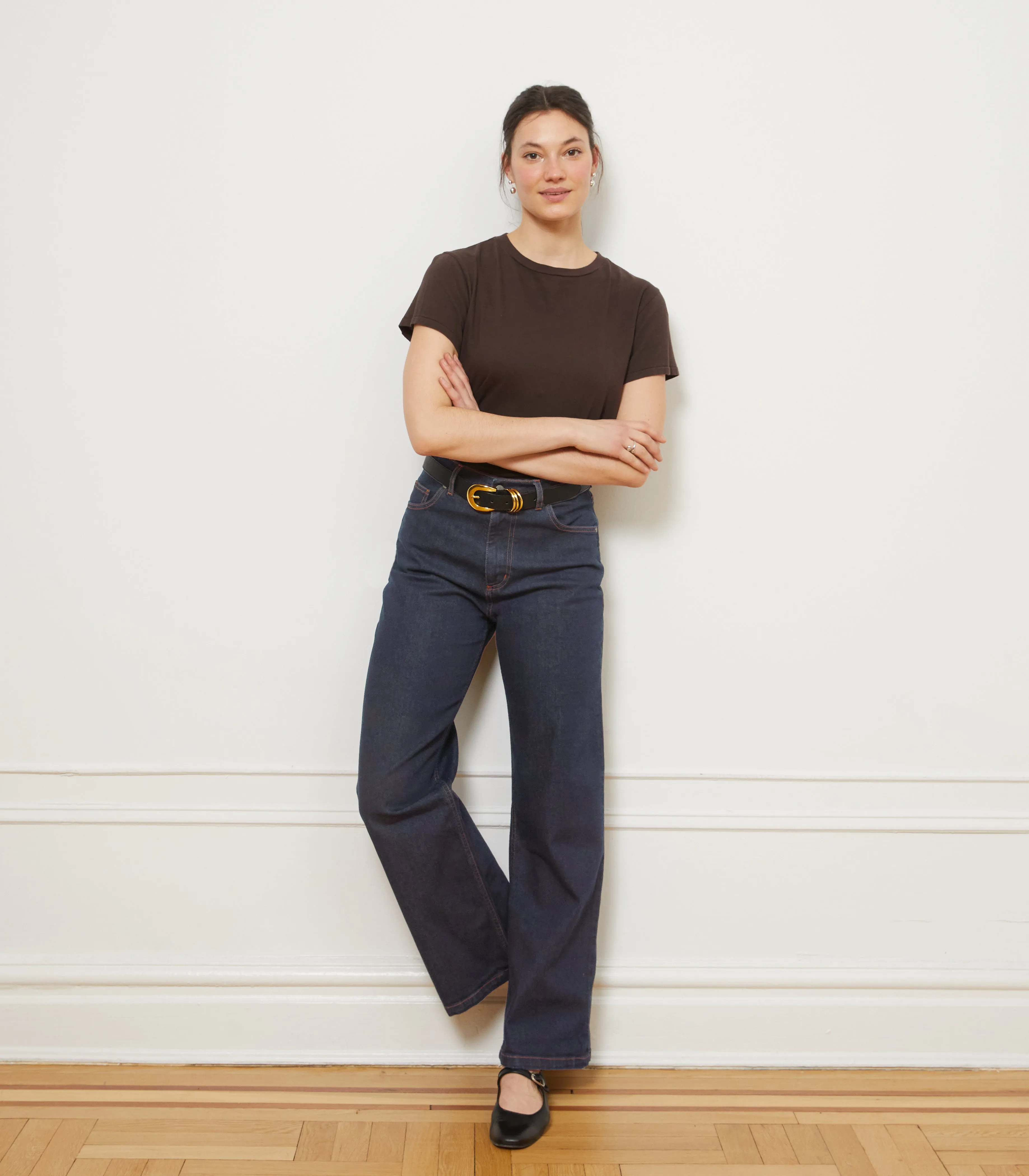 Carmen Wide Leg Jeans - Dark Indigo sold by Loup product image thumbnail 3