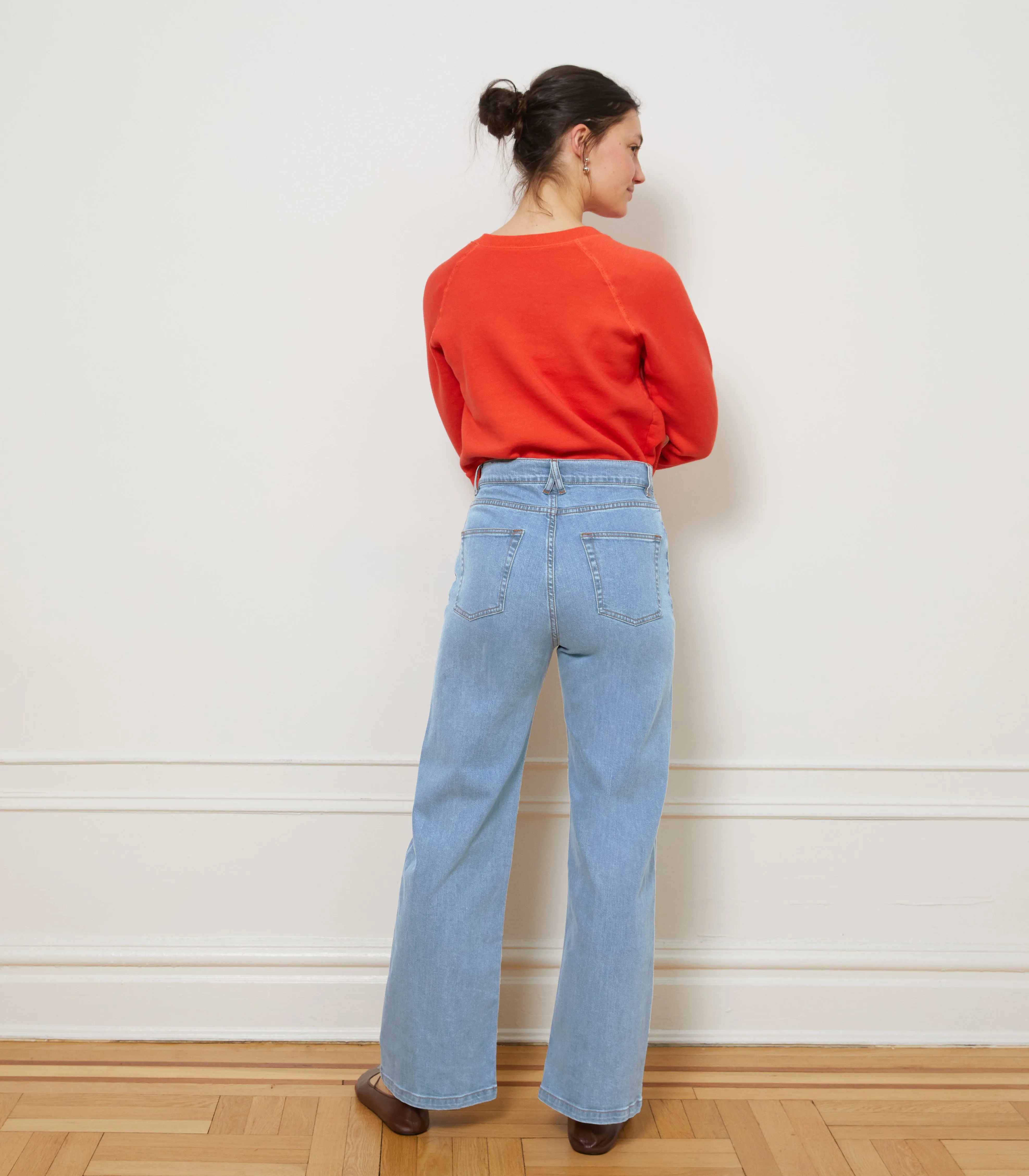 Carmen Wide Leg Jeans - Light Indigo sold by Loup product image thumbnail 2