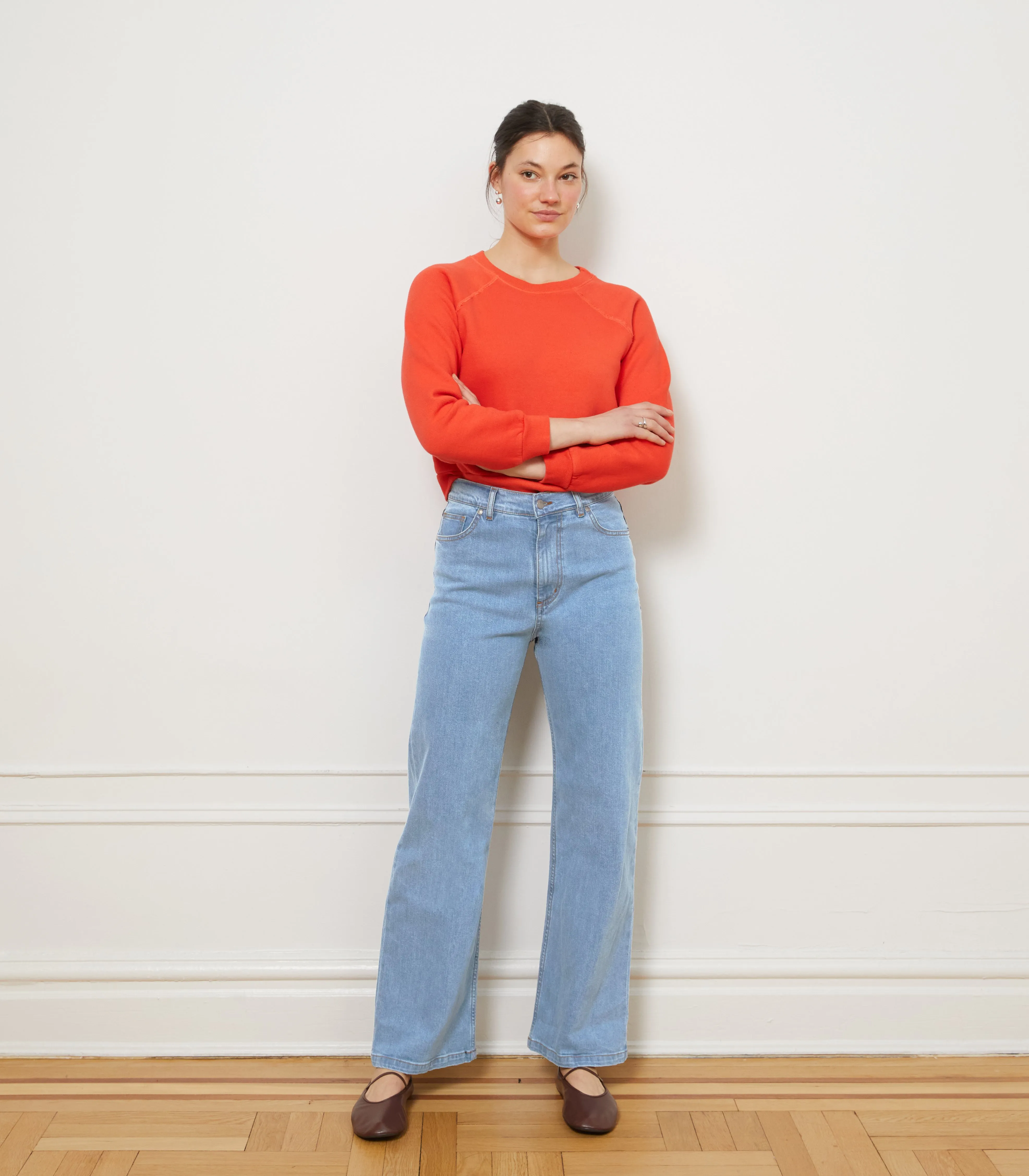 Carmen Wide Leg Jeans - Light Indigo sold by Loup product image thumbnail 3