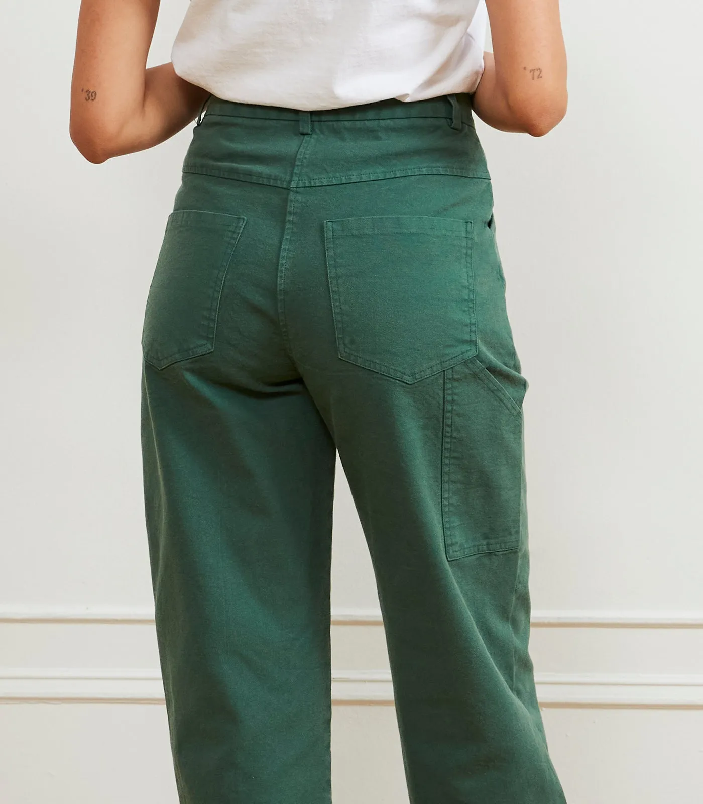 Agnes High Rise Painter Pants - Hunter sold by Loup product image thumbnail 3