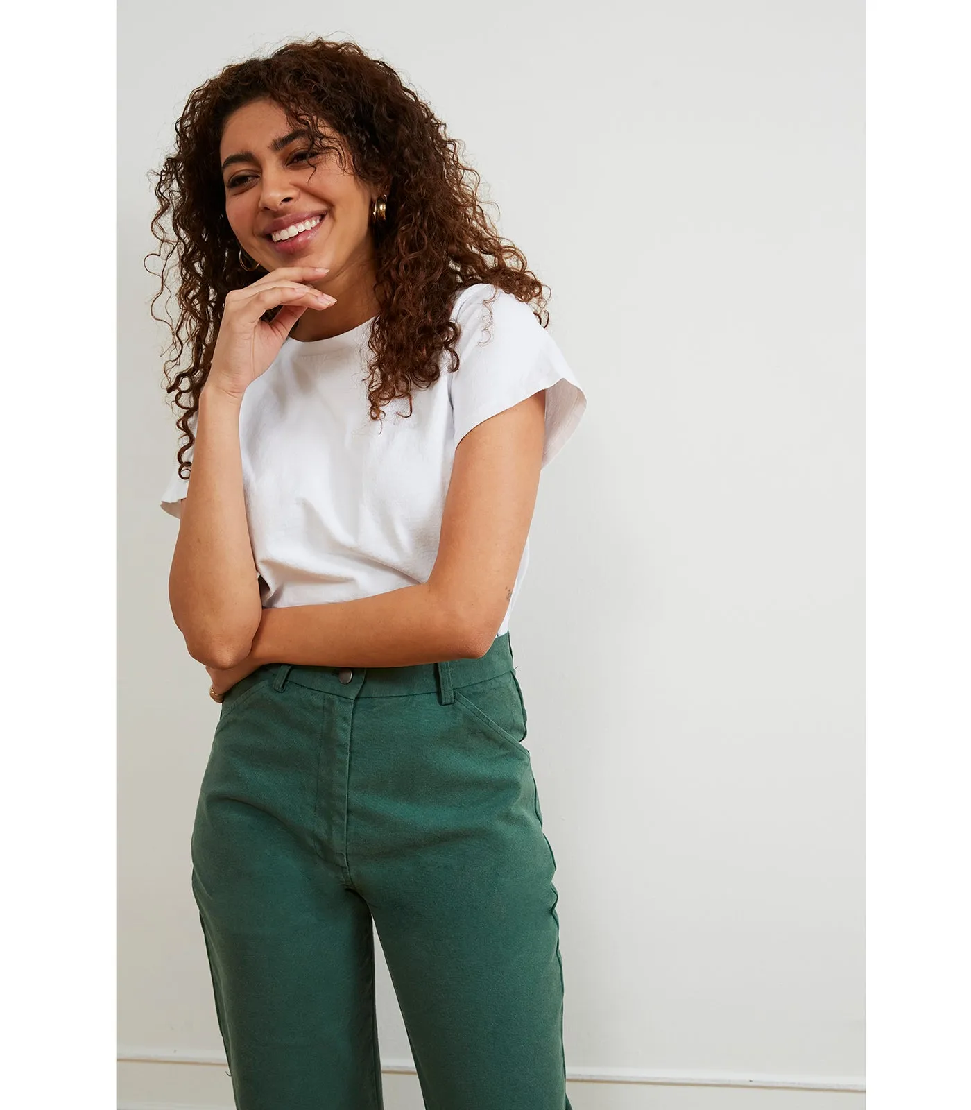 Agnes High Rise Painter Pants - Hunter sold by Loup product image thumbnail 5