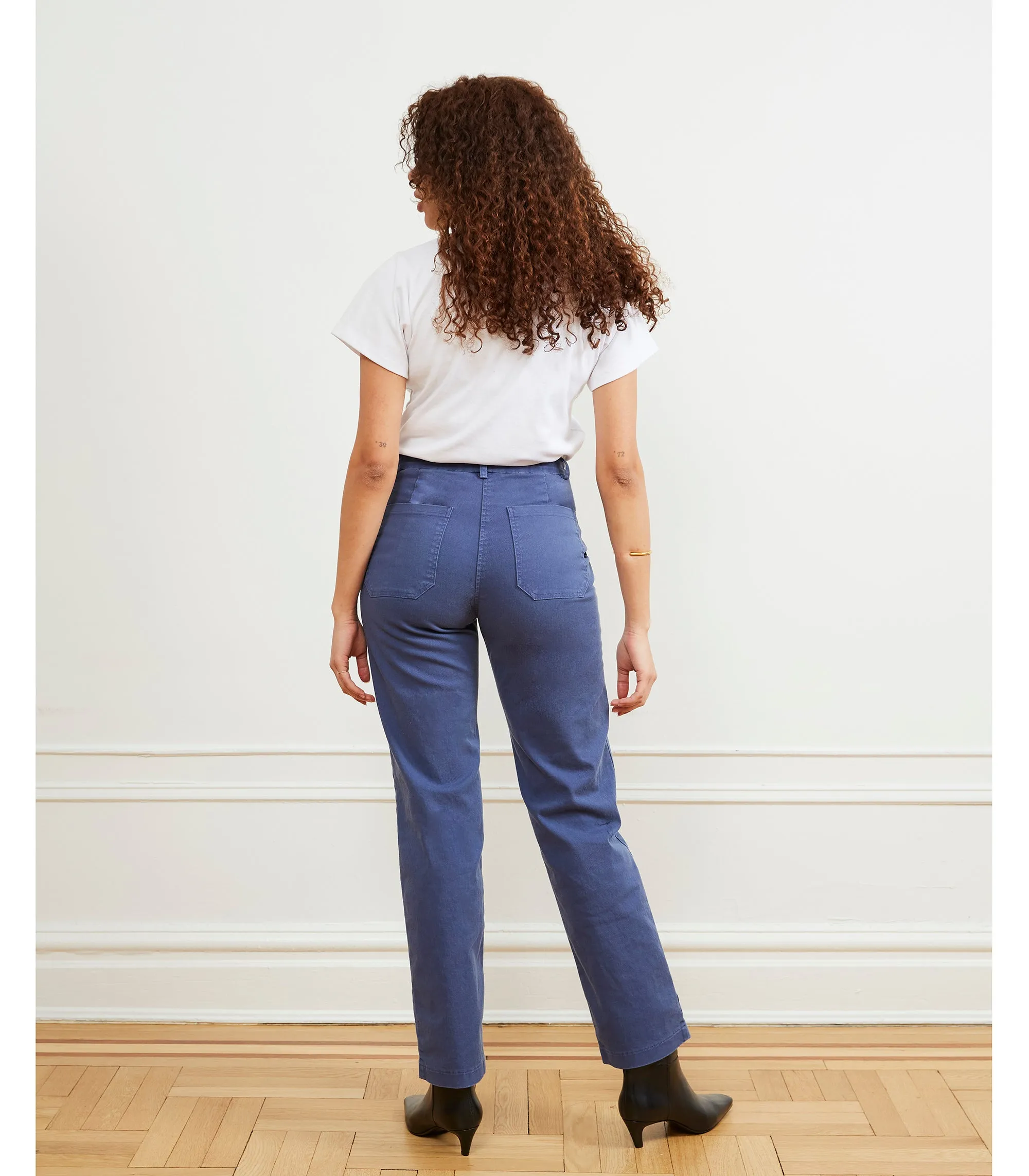 Long James Straight-Leg Work Pant - Yale Blue sold by Loup product image thumbnail 2