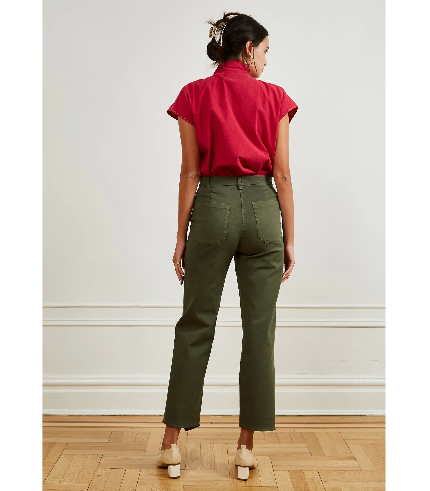 James Straight-Leg Work Pant - Pine sold by Loup product image thumbnail 2