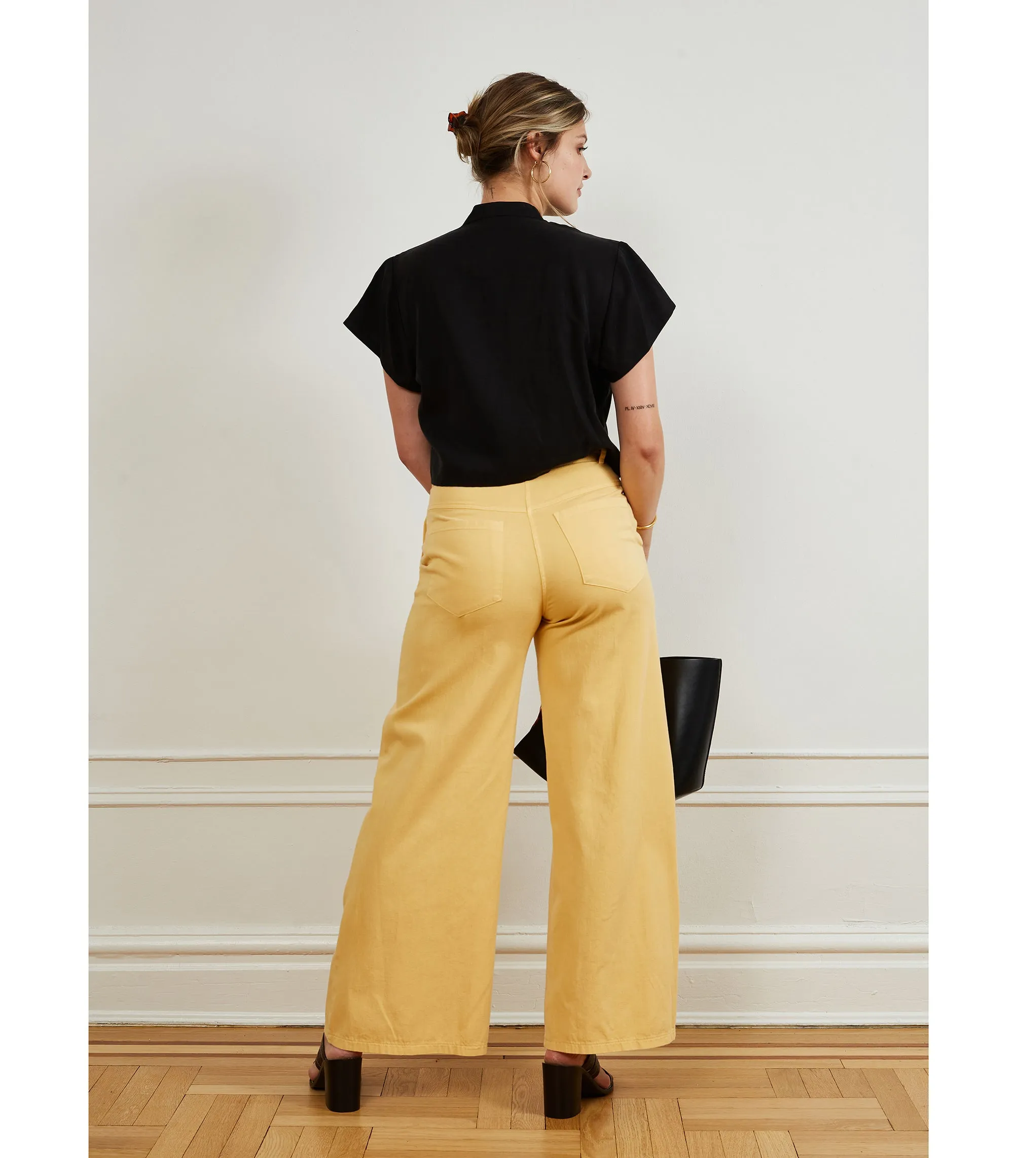 Brigitte Wide-Leg Trouser - Butter sold by Loup product image thumbnail 2