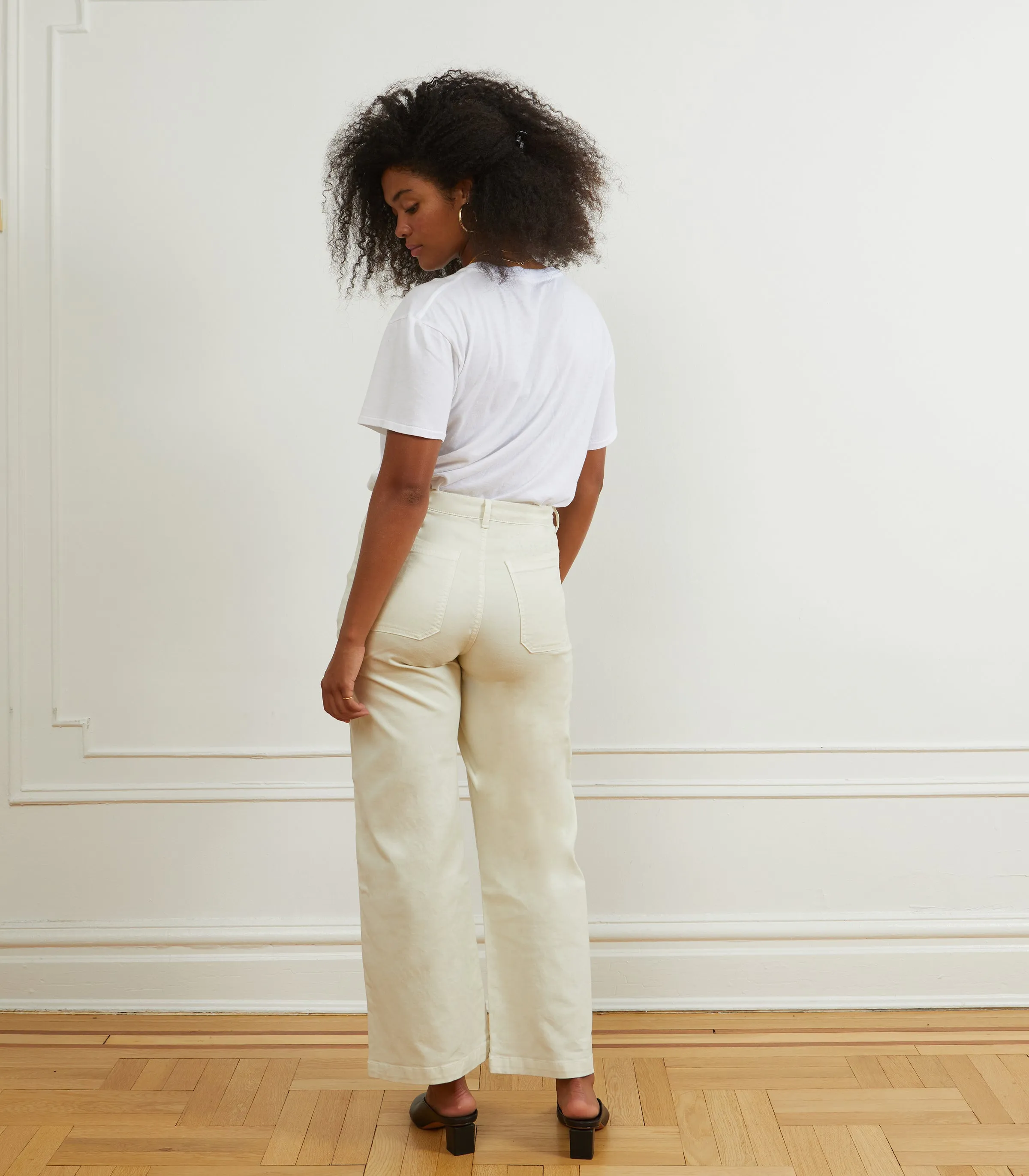 Toni Wide Ankle Pants - Salt sold by Loup product image thumbnail 2