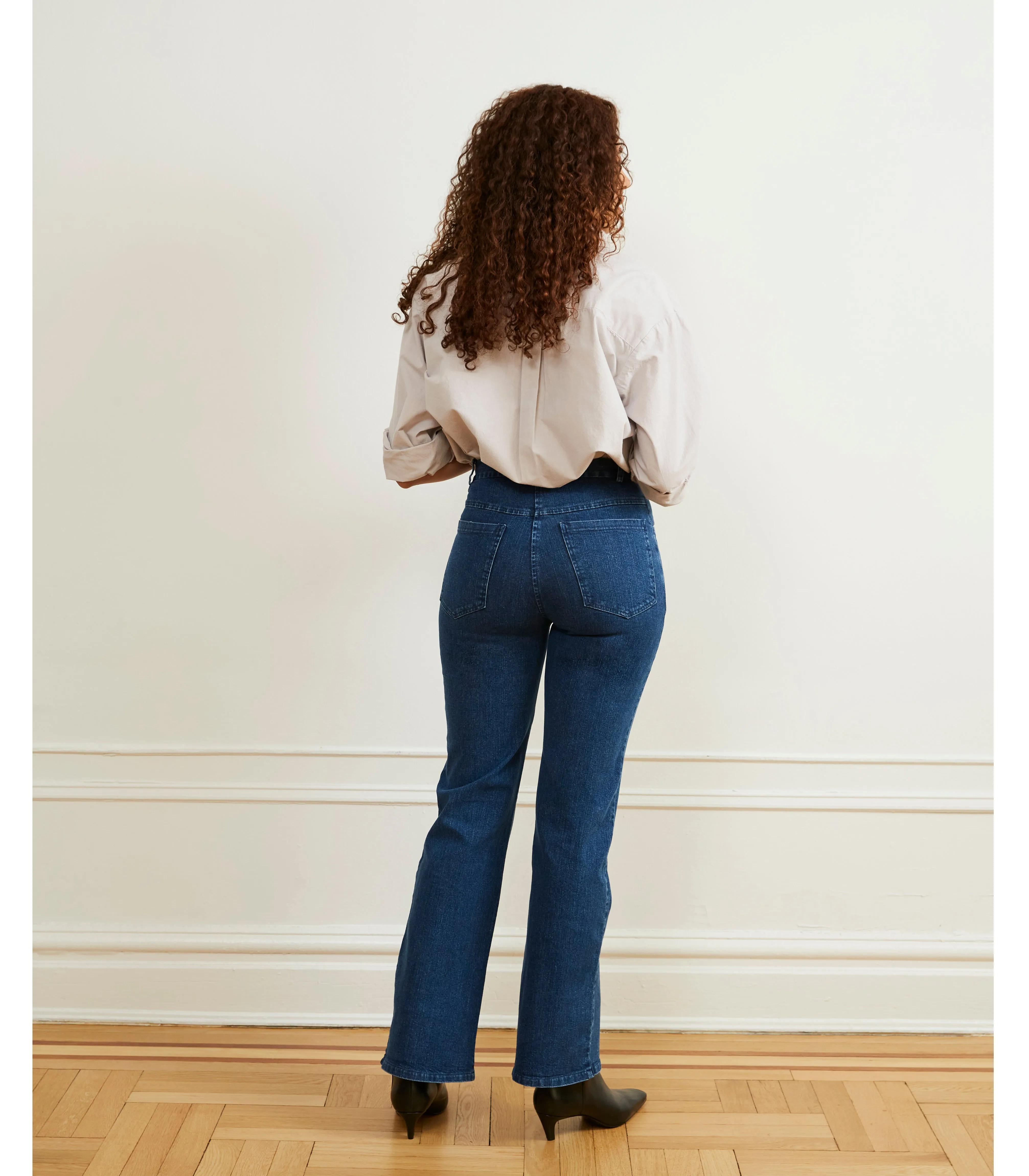 Marie Flare Leg Jeans - Dark Indigo sold by Loup product image thumbnail 2