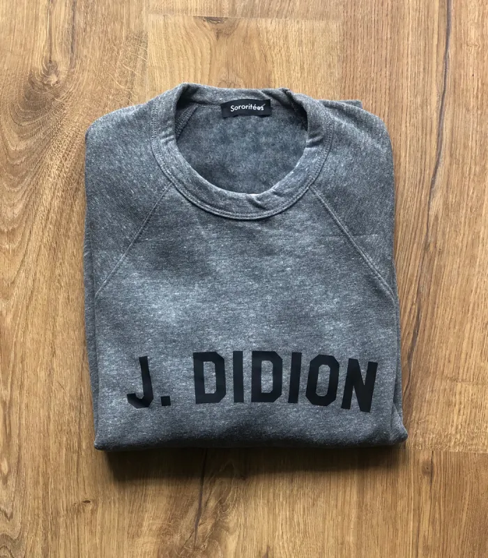 J. Didion Sweatshirt - Heather Gray made by Loup