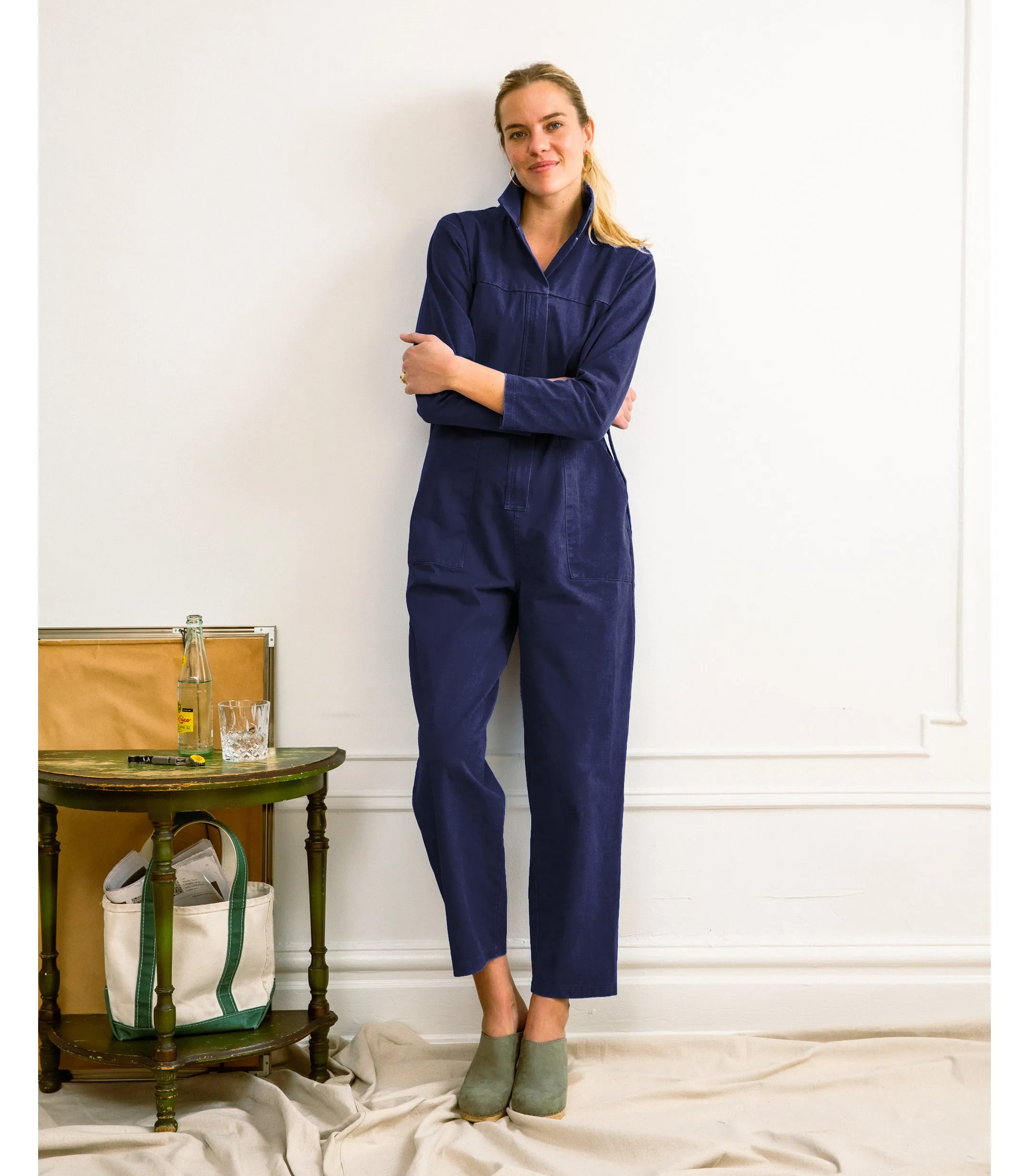 Wallis Long Sleeve Zip Jumpsuit - Twilight sold by Loup product image thumbnail 5