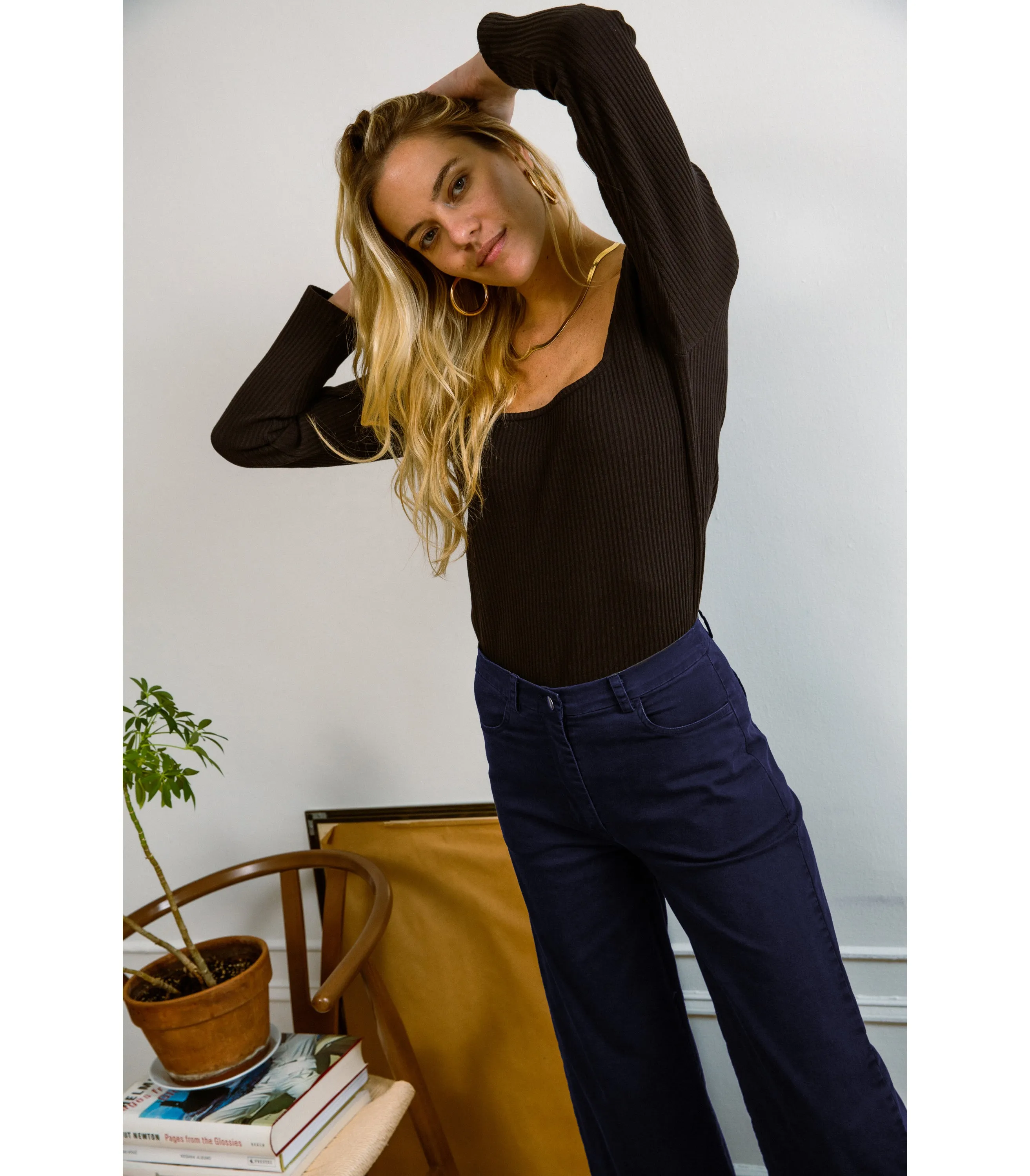 Toni Wide Ankle Pants - Twilight sold by Loup product image thumbnail 3