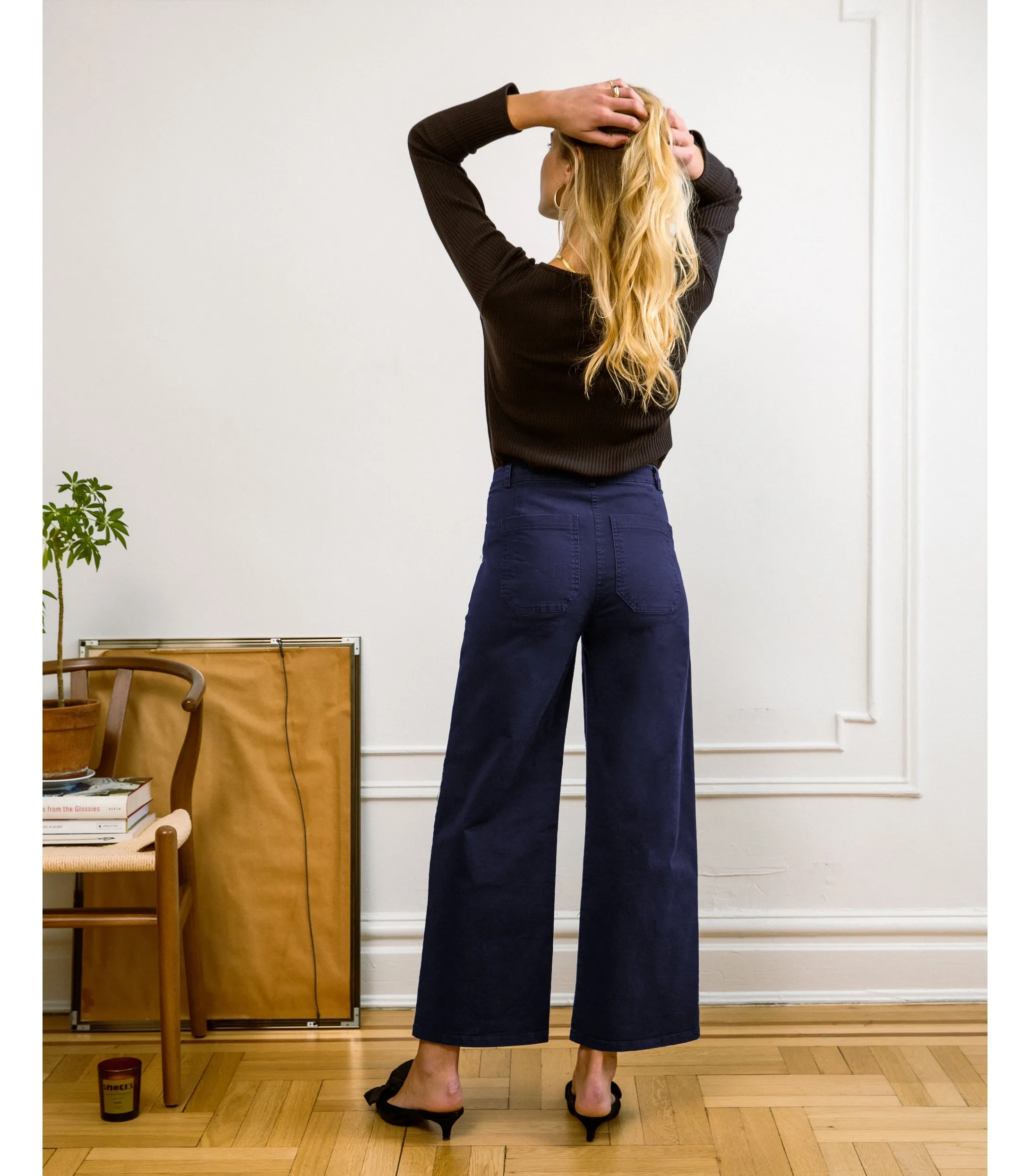 Toni Wide Ankle Pants - Twilight sold by Loup product image thumbnail 2