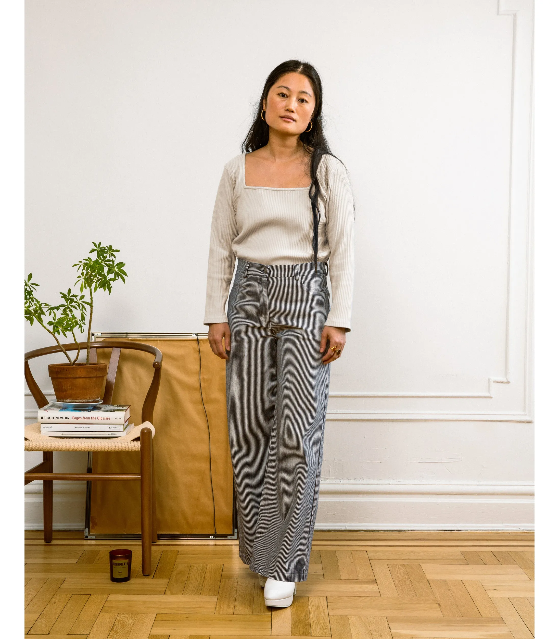 Toni Wide Ankle Pants - Stripe sold by Loup product image thumbnail 5