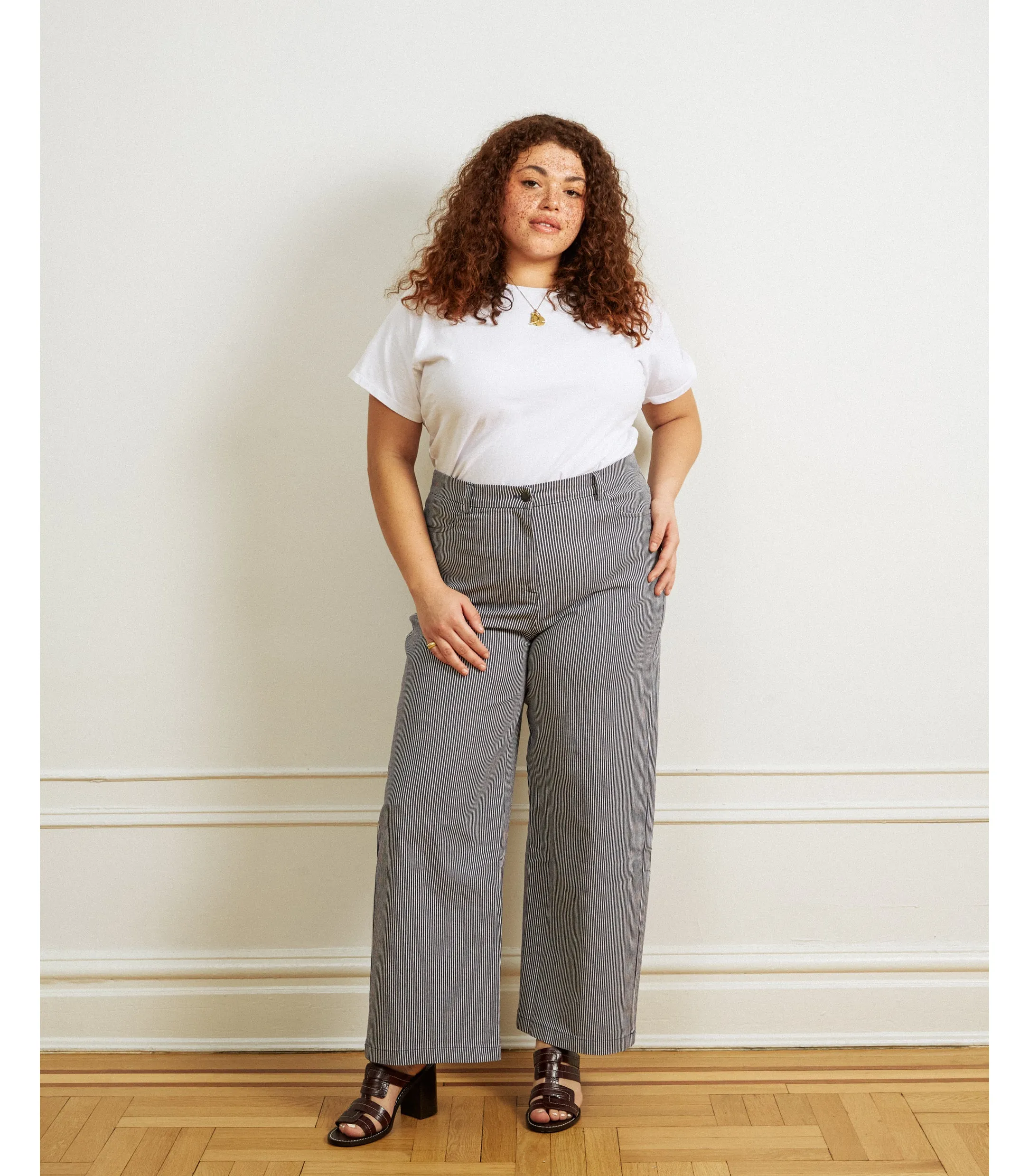 Toni Wide Ankle Pants - Stripe sold by Loup product image thumbnail 3
