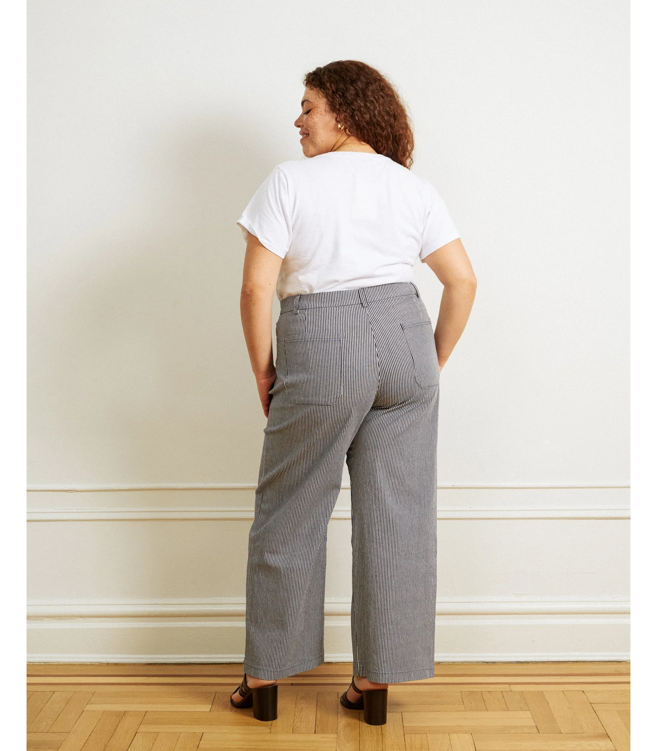 Toni Wide Ankle Pants - Stripe sold by Loup product image thumbnail 2