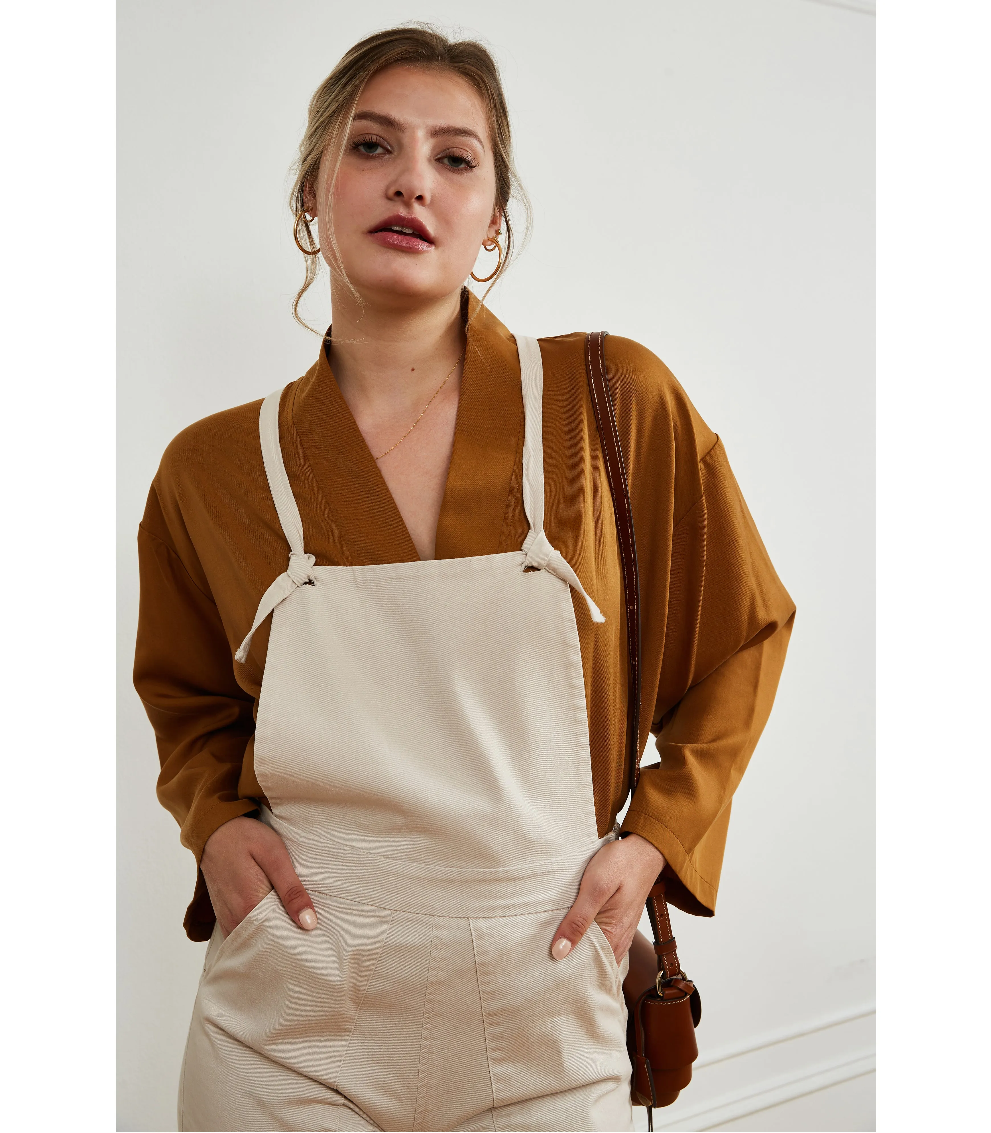 Knot Overalls - Sand sold by Loup product image thumbnail 3