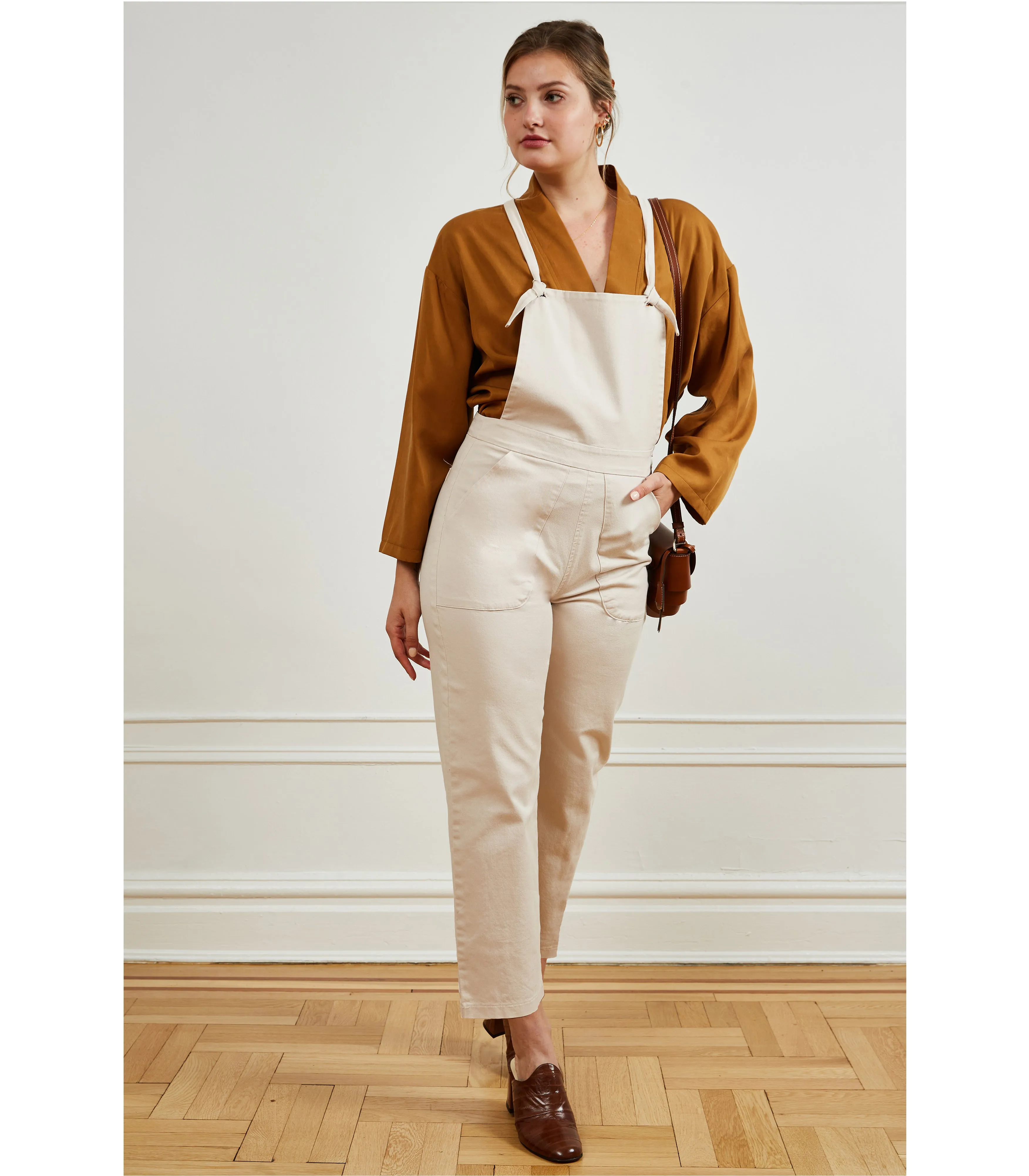 Knot Overalls - Sand sold by Loup